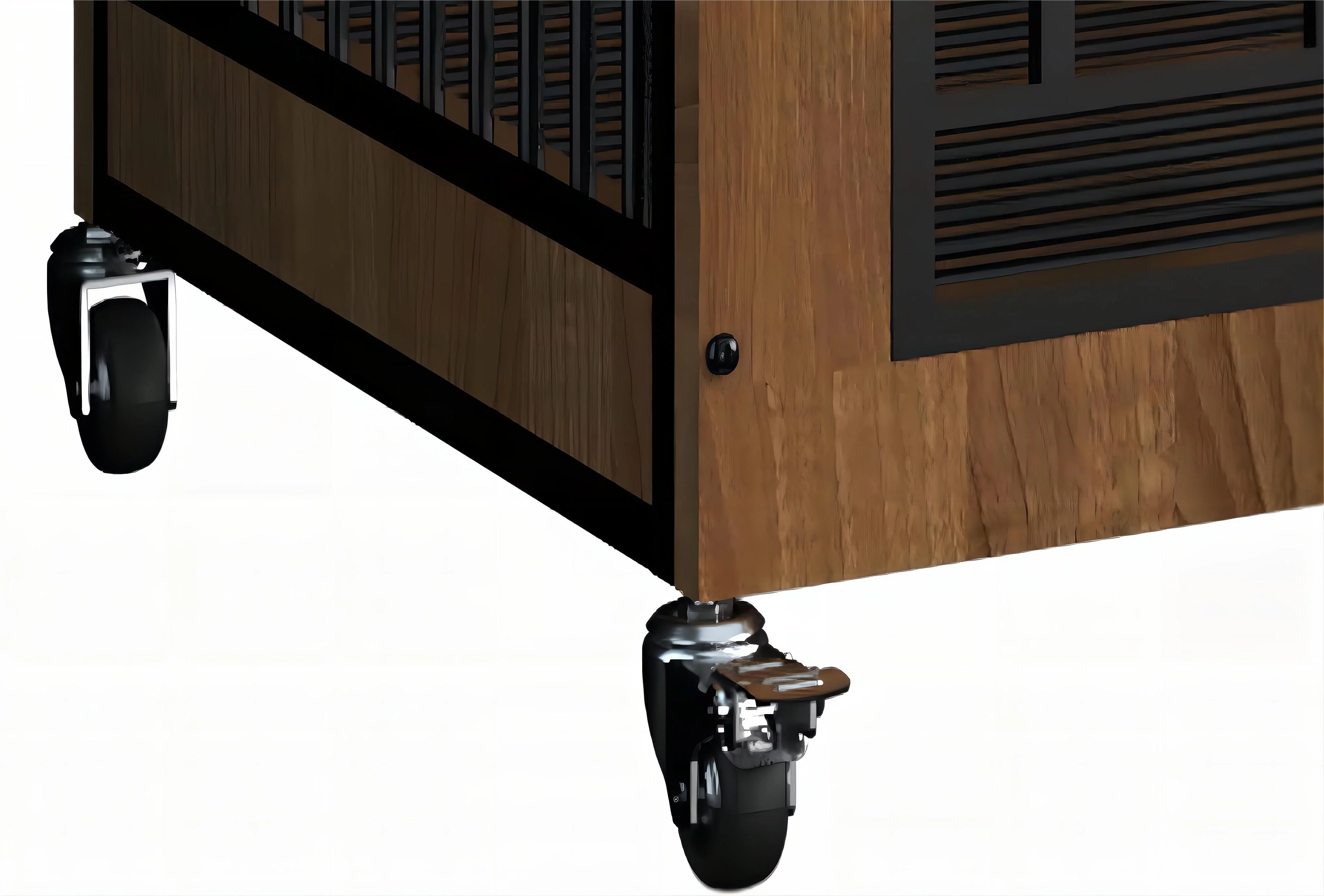 Black wooden dog cage medium dog pet furniture L20.86IN*W31.88N*H29.92IN