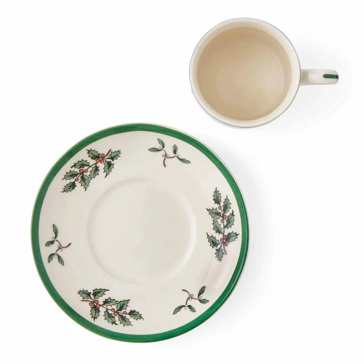 Spode Christmas Tree Espresso Cup and Saucer Set of 4