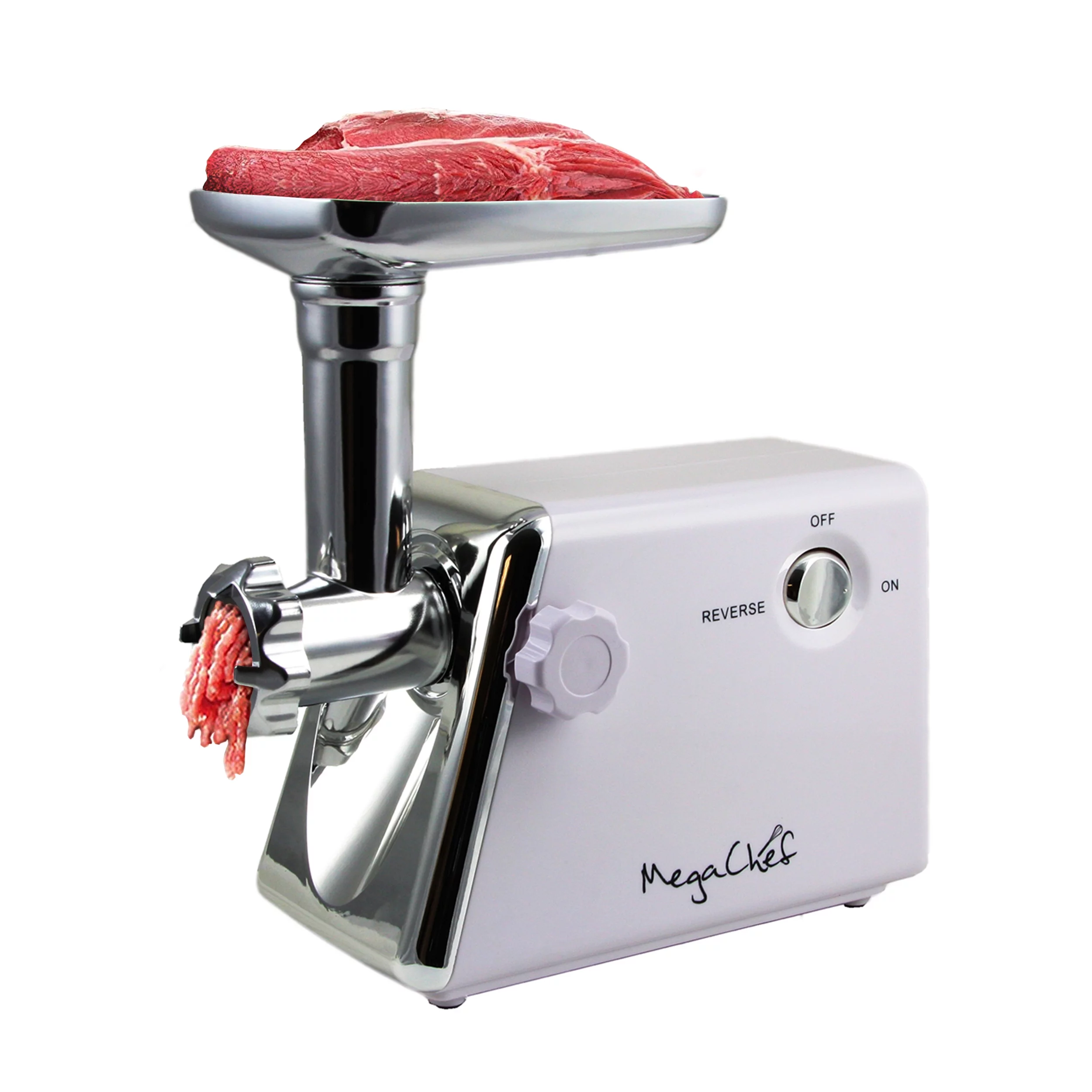 MegaChef 1200 Watt Ultra Powerful Automatic Meat Grinder for Household Use