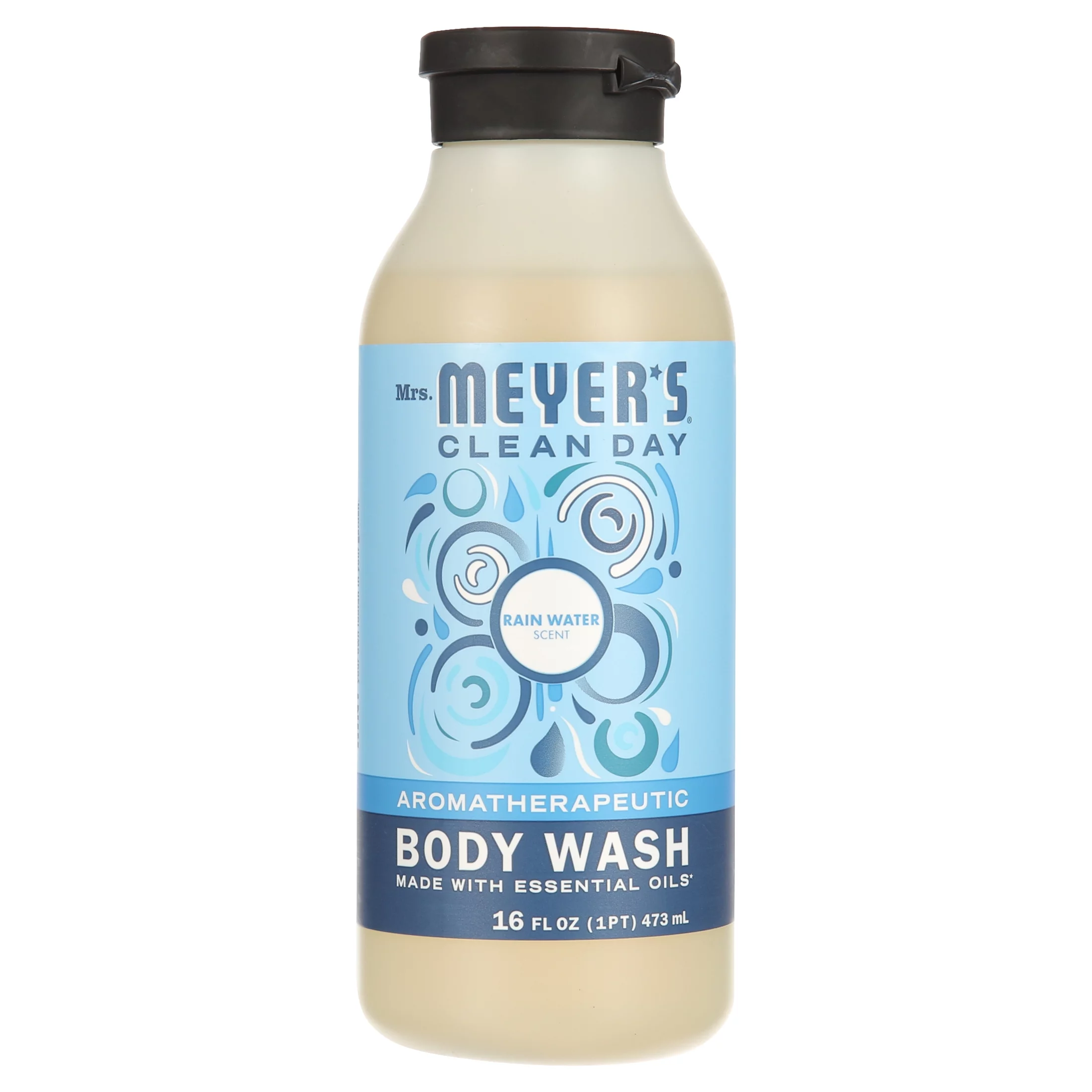 Mrs. Meyer's Clean Day Body Wash, Rain Water Scent, 16 Ounce Bottle