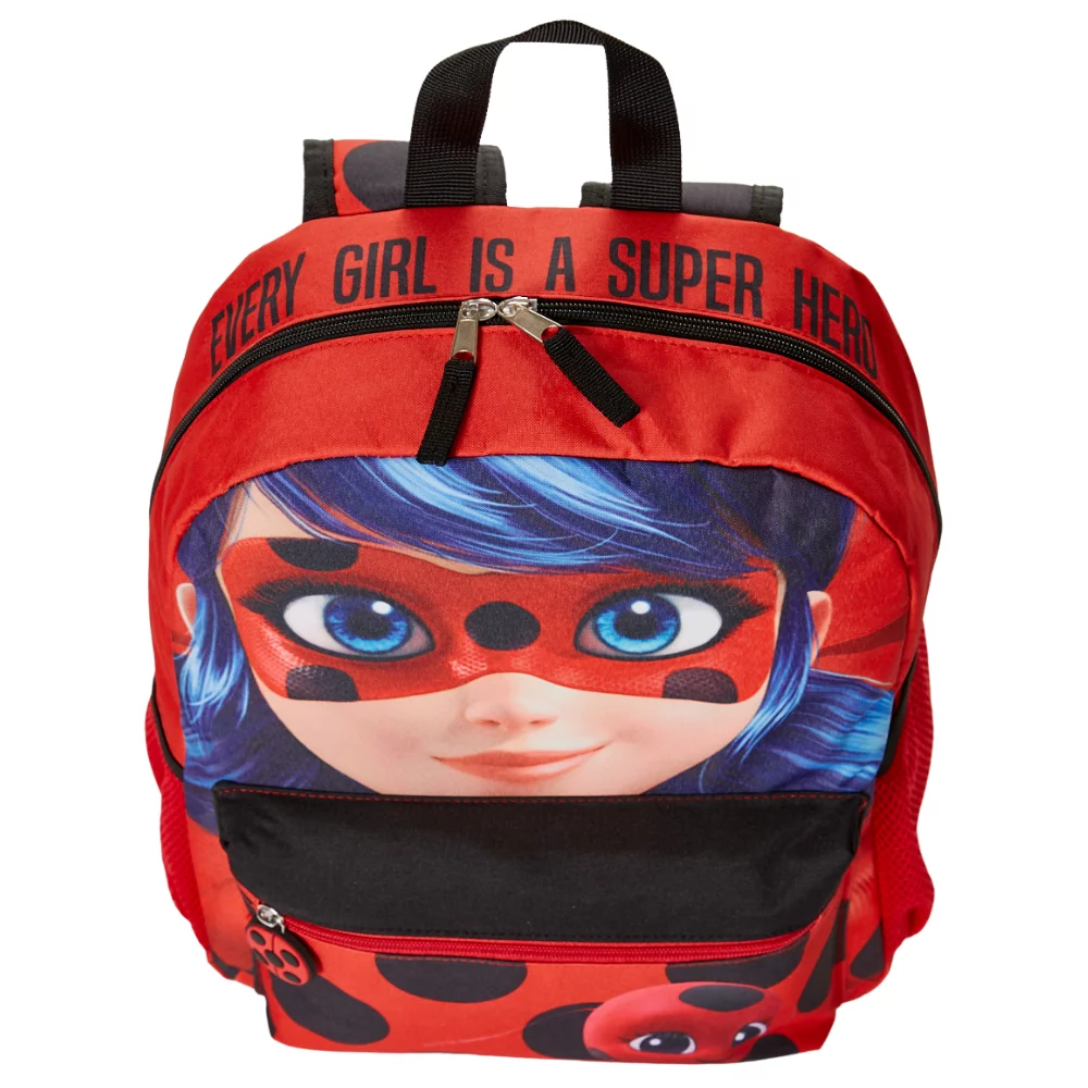Miraculous Ladybug Girls Backpack Red Ladybug School Bag 16 inch
