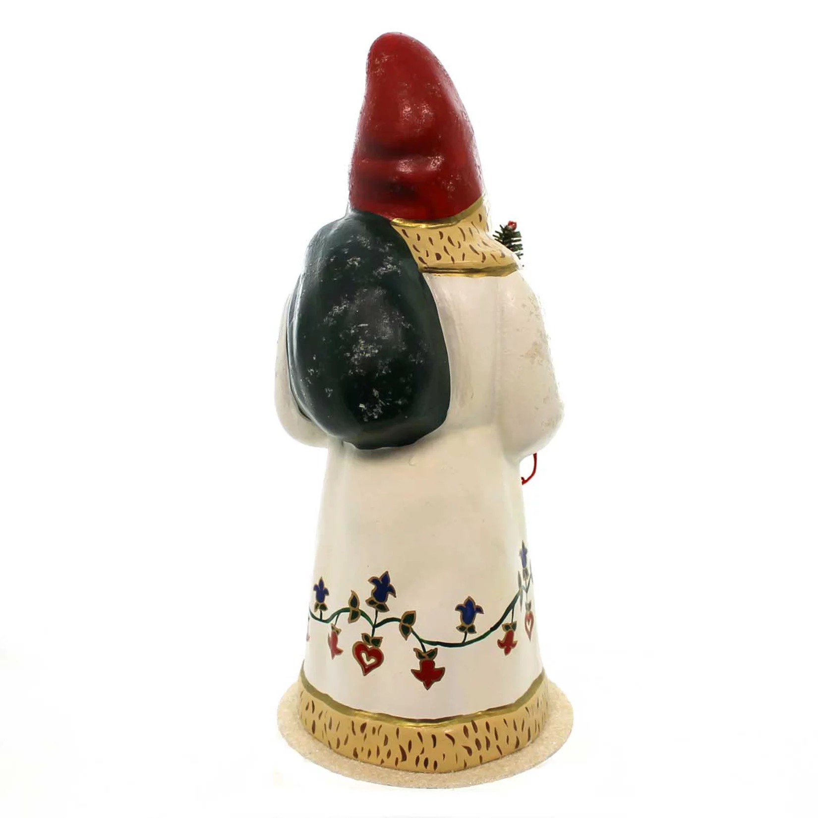 Christopher Radko ALPINE SANTA Wood Schaller Candy Container Mache