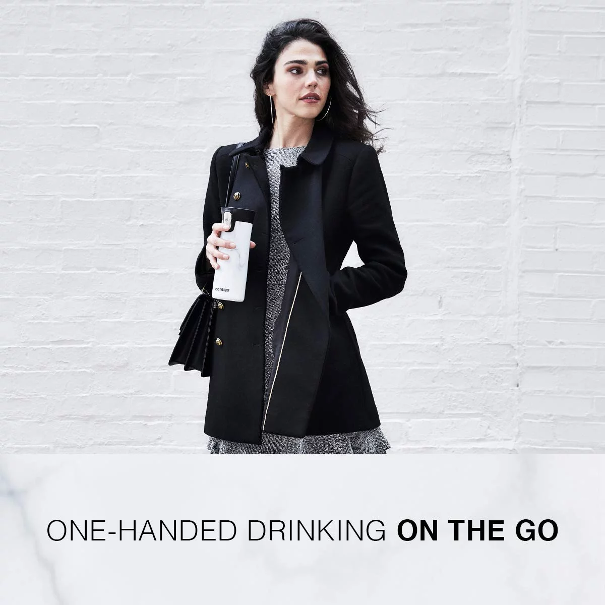 Contigo Stainless Steel Coffee Couture AUTOSEAL Vacuum-Insulated Travel Mug, 14 oz, Sandstone