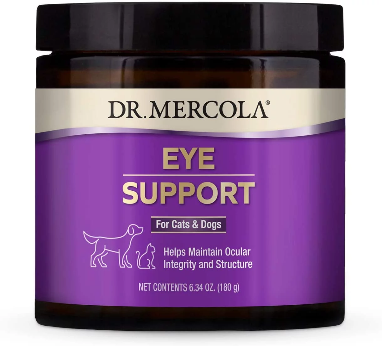 Dr. Mercola, Eye Support, For Cats and Dogs, 6.34 oz (180 g), non GMO, Gluten Free