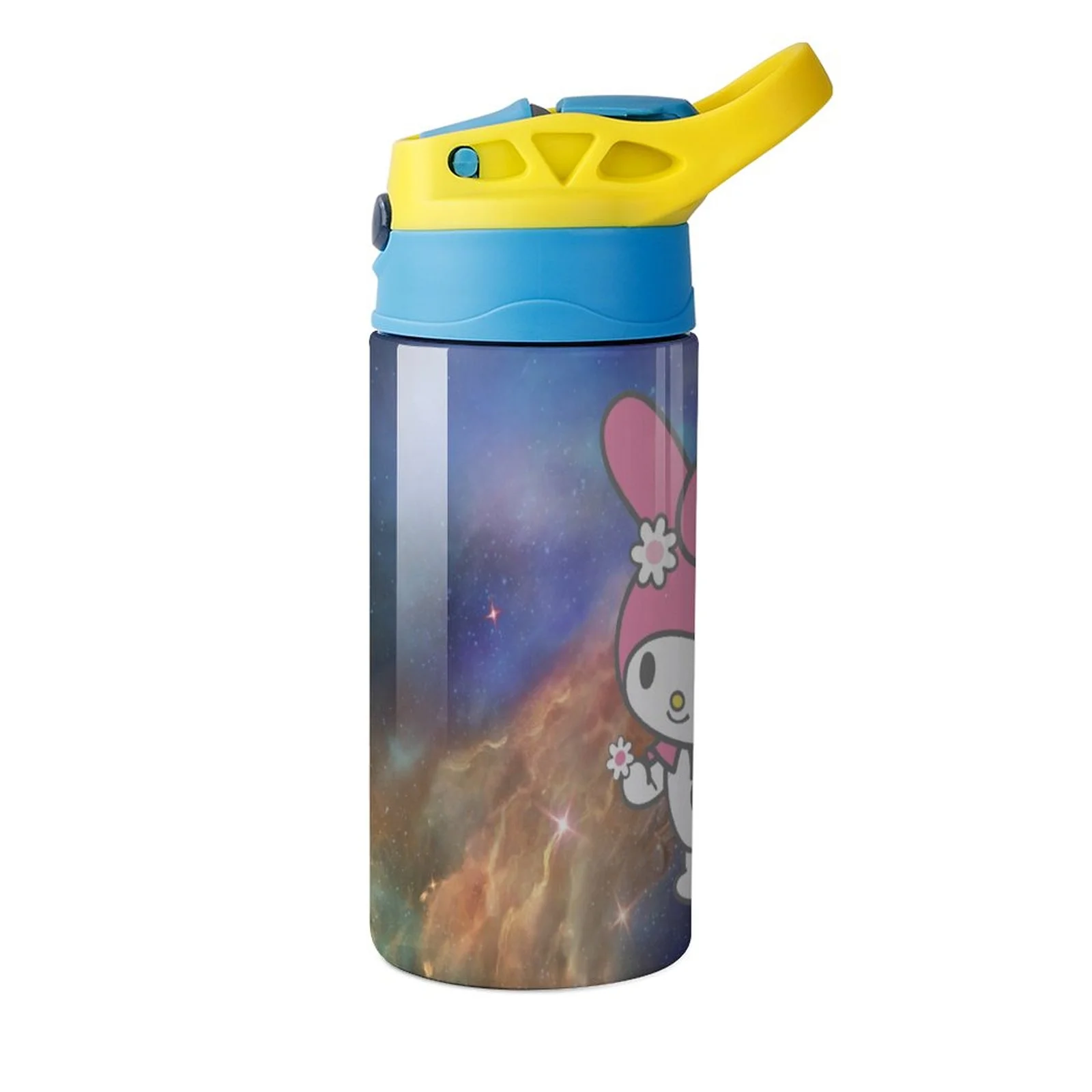 Rabbit-My-Melody Children's Water Bottle Vacuum Insulated Stainless Steel Cup With Straw Toddler Thermoses