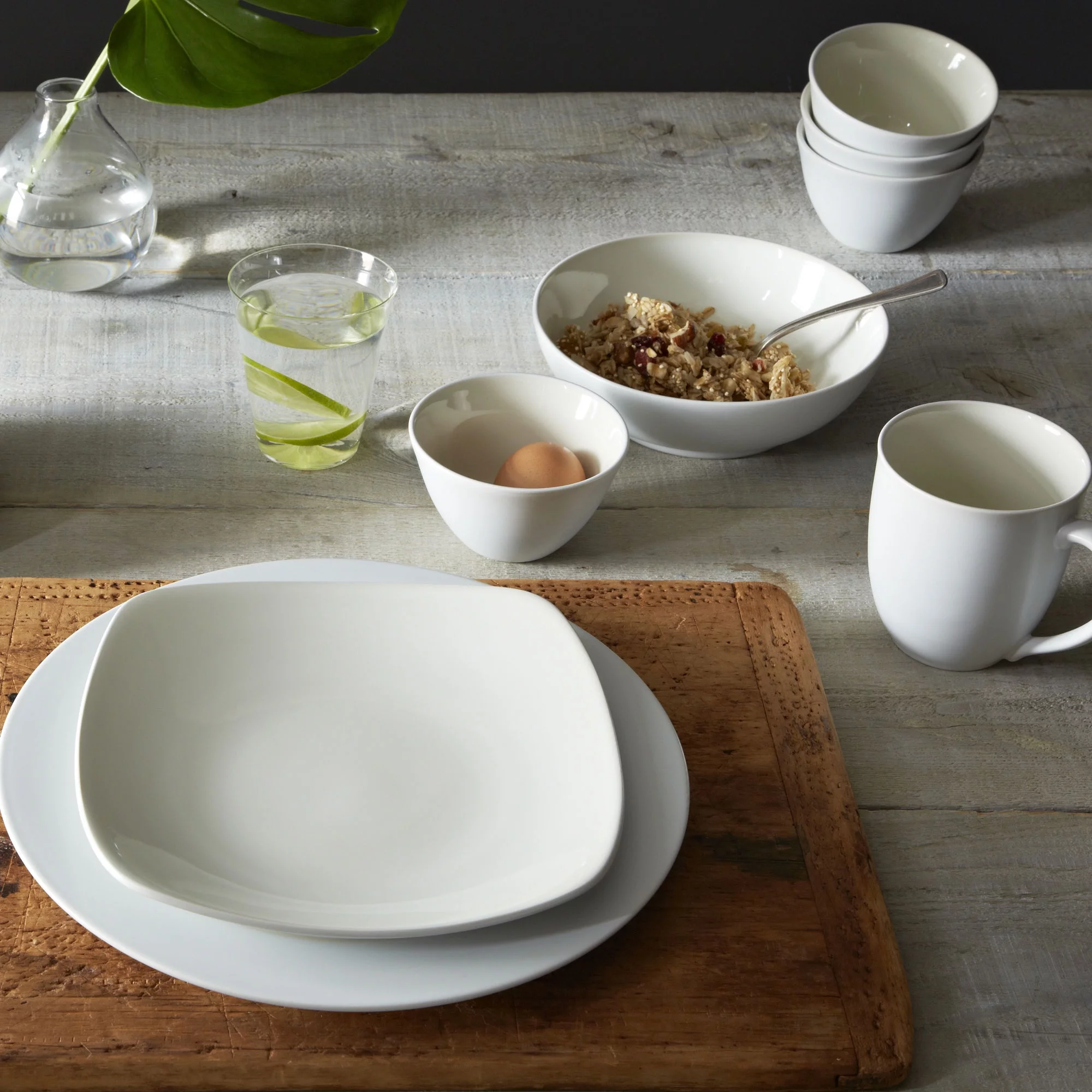 Noritake Colorwave White Square Platter