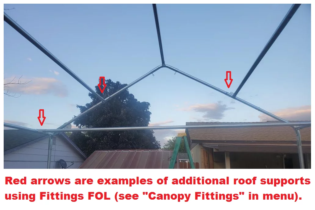 FOT, T Shaped Thru Side Wall Canopy Fitting