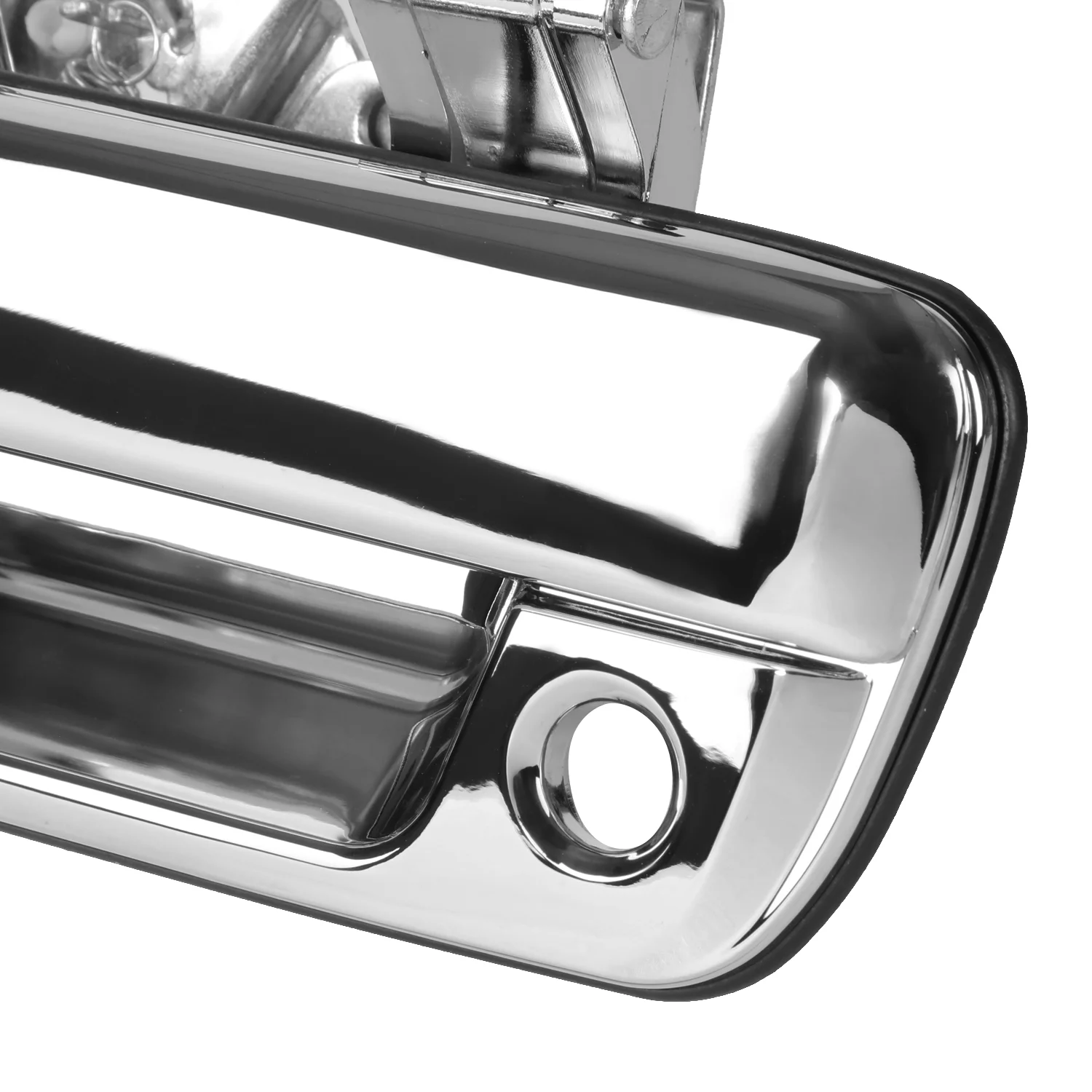 DNA Motoring THO-PF-00011 For 2004-2012 GMC Canyon Chevy Colorado Rear Chrome Tailgate Handle with Keyhole