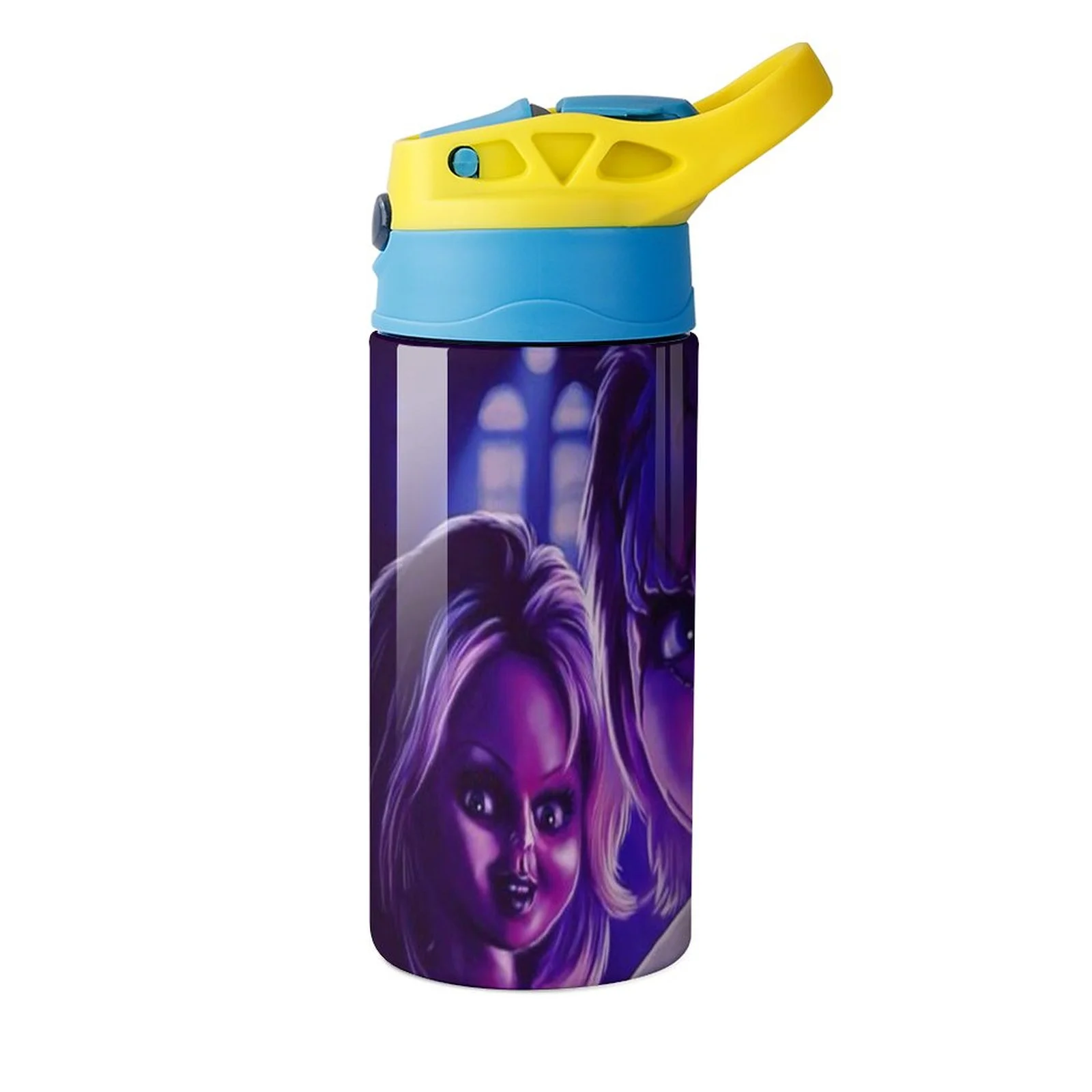 Bride Of Chucky Love Kid's Insulated Water Bottle With Straw Vacuum Stainless Steel Cup Leak-Proof Children Toddler Thermoses