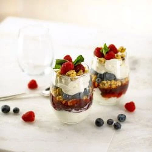 Luminarc 15 oz. Cachet Clear Stemless Wine Glass 12 Piece Set