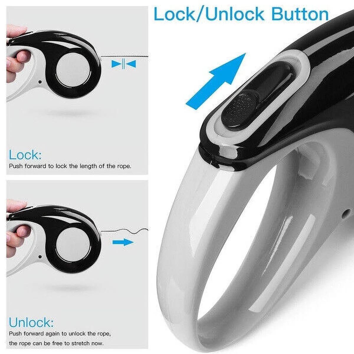 3/5M Automatic Retractable Walking Running Leads Dog Leashes Dogs Pet Products