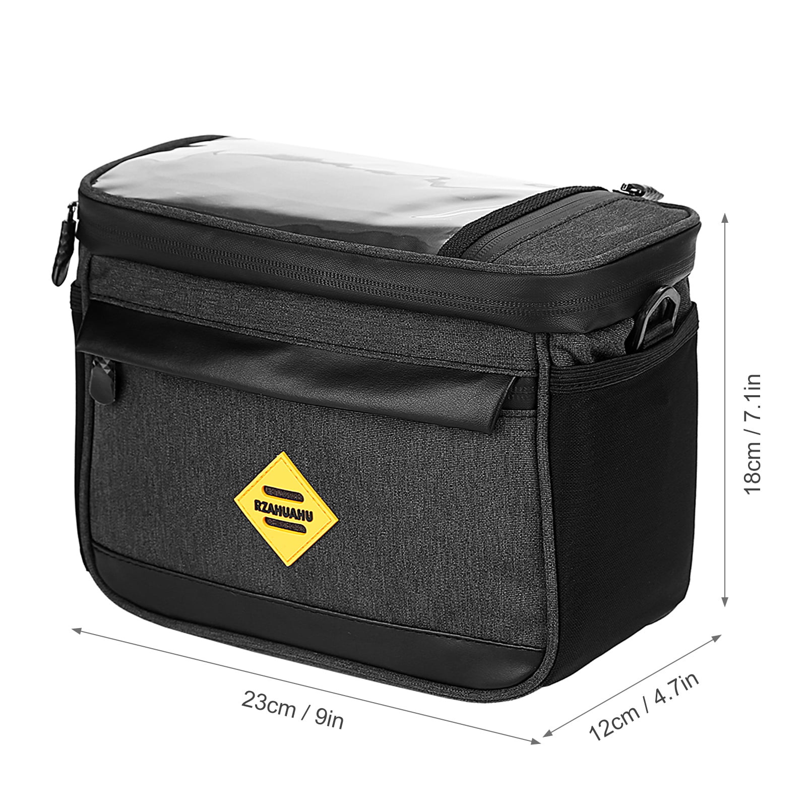 Cycling Insulated Bike Cooler Bag with Mesh Pockets Easily Access Small Items on Your Bike Trips!