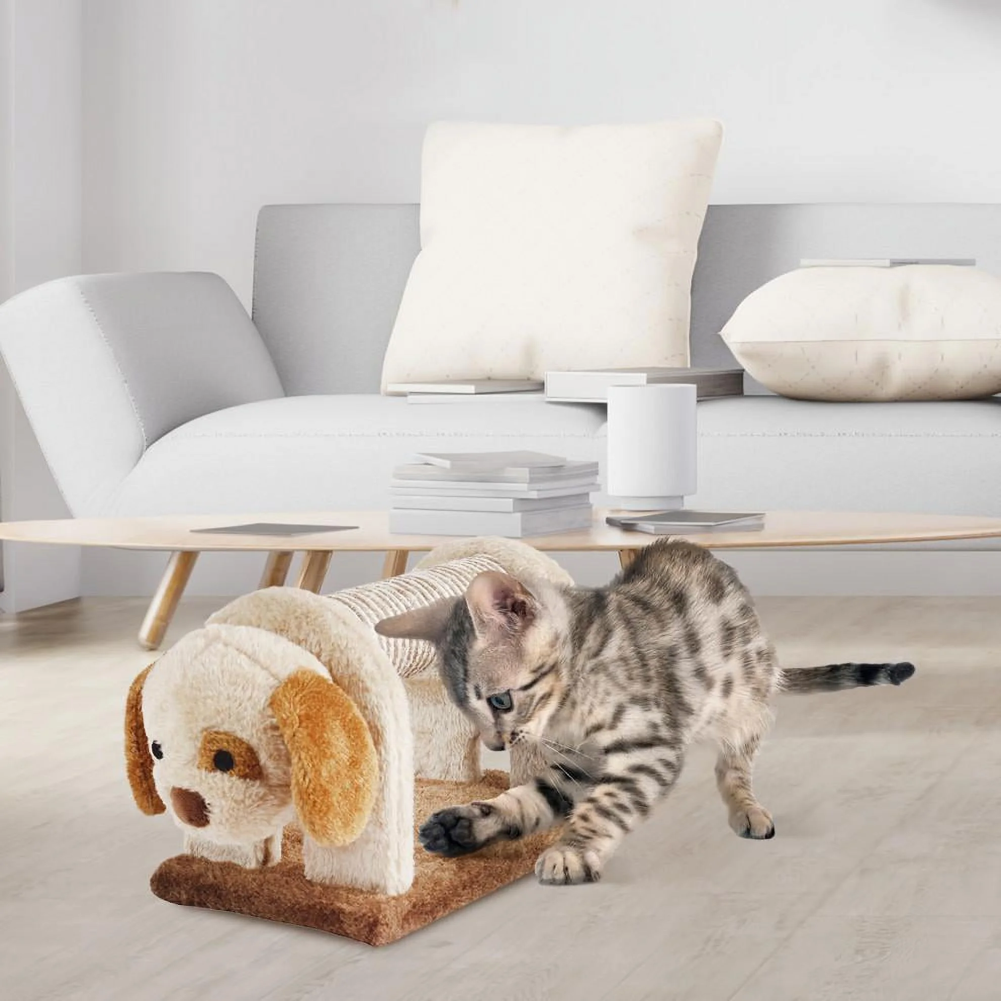 GIA Cat Scratching Post Light Brown