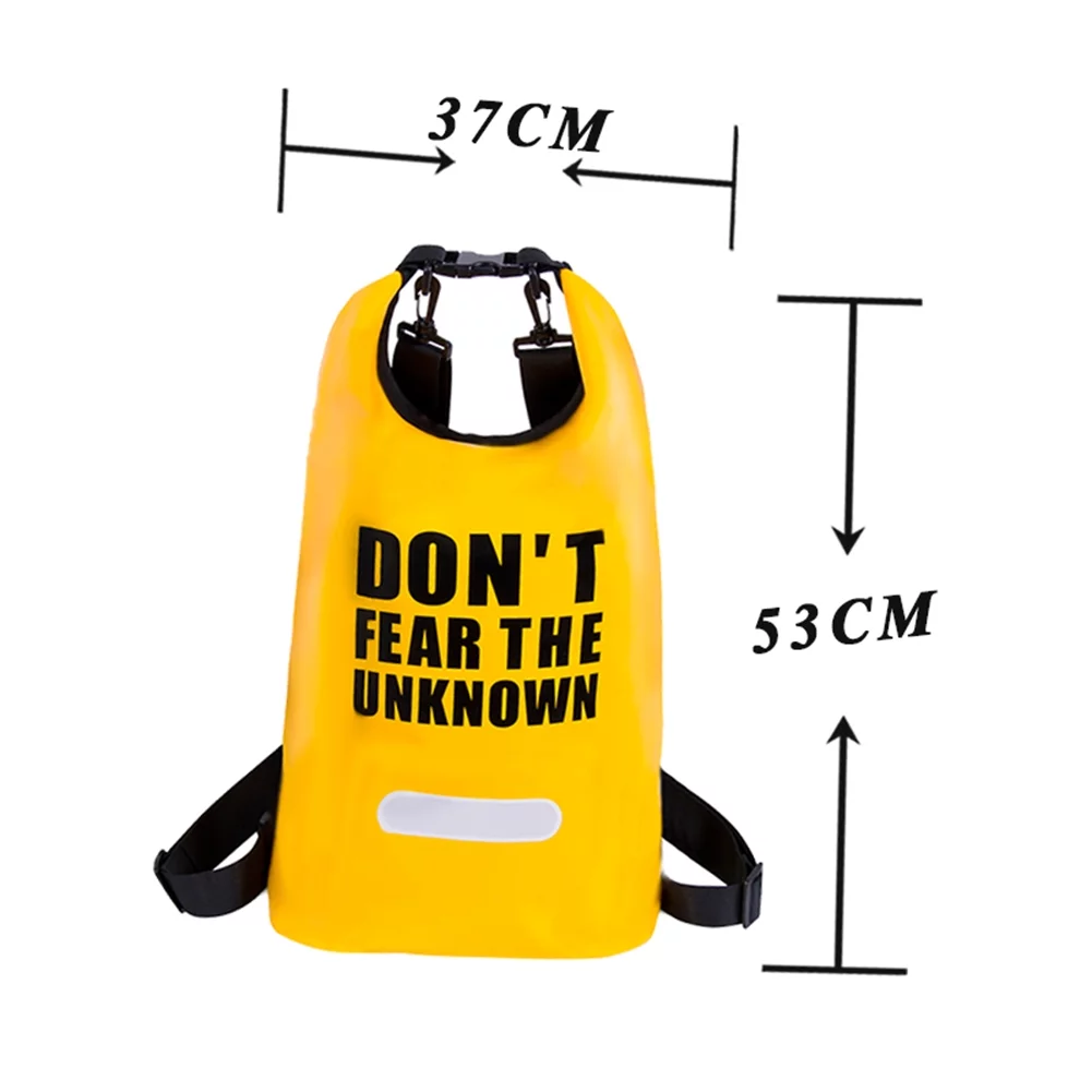 Binpure 10L Outdoor Waterproof Backpack Fashion Letter Printing Drying Bag