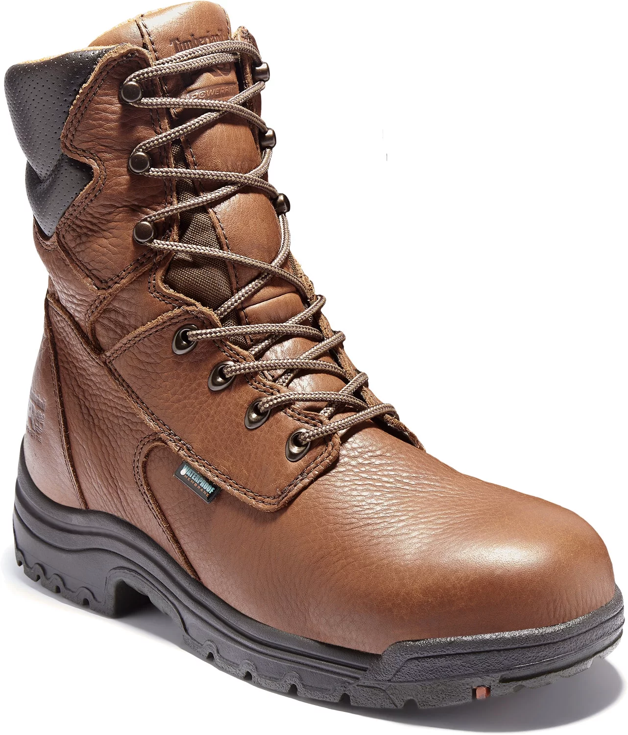 Timberland PRO  Brown, Men's, TiTAN Alloy Toe, EH, Waterpoof, 8 Inch Work Boot (10.5 W)