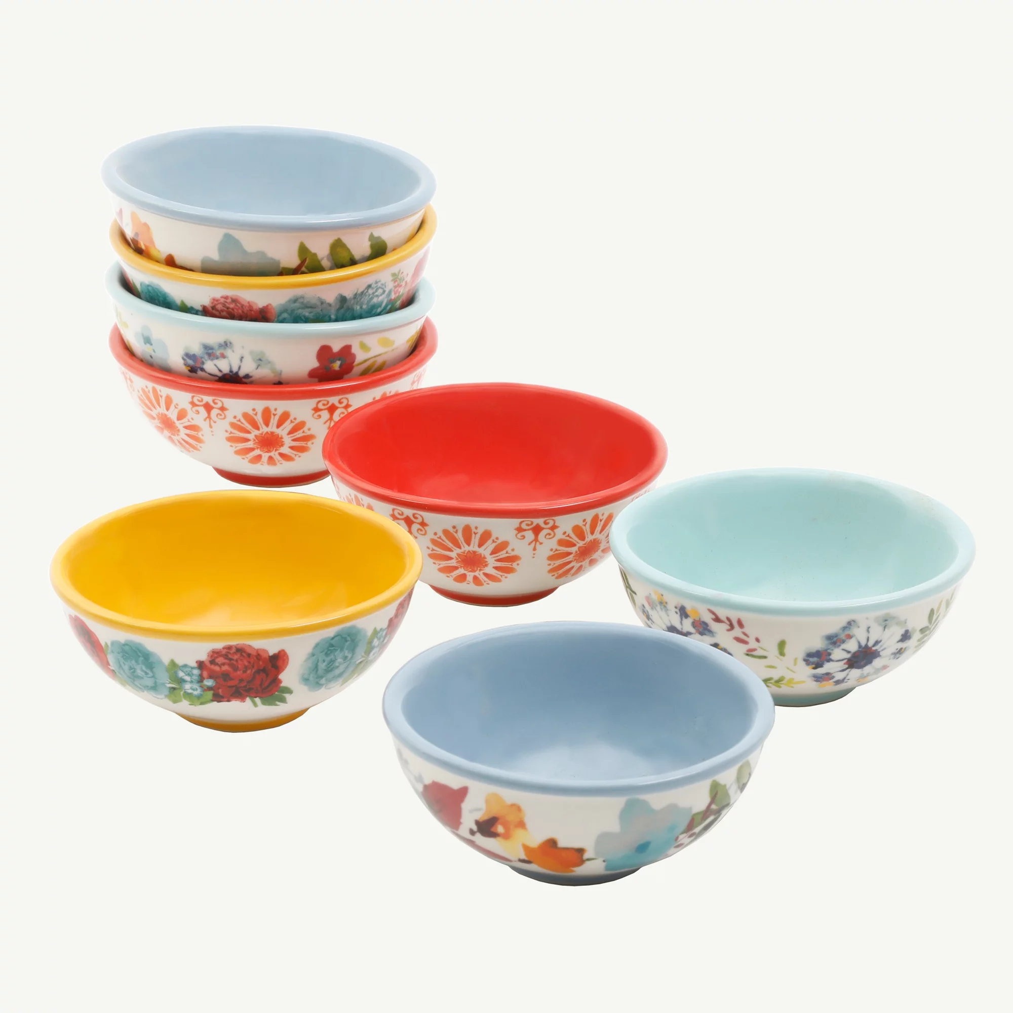 The Pioneer Woman Flea Market 8-Piece 3.12-inch Dip Bowl Set