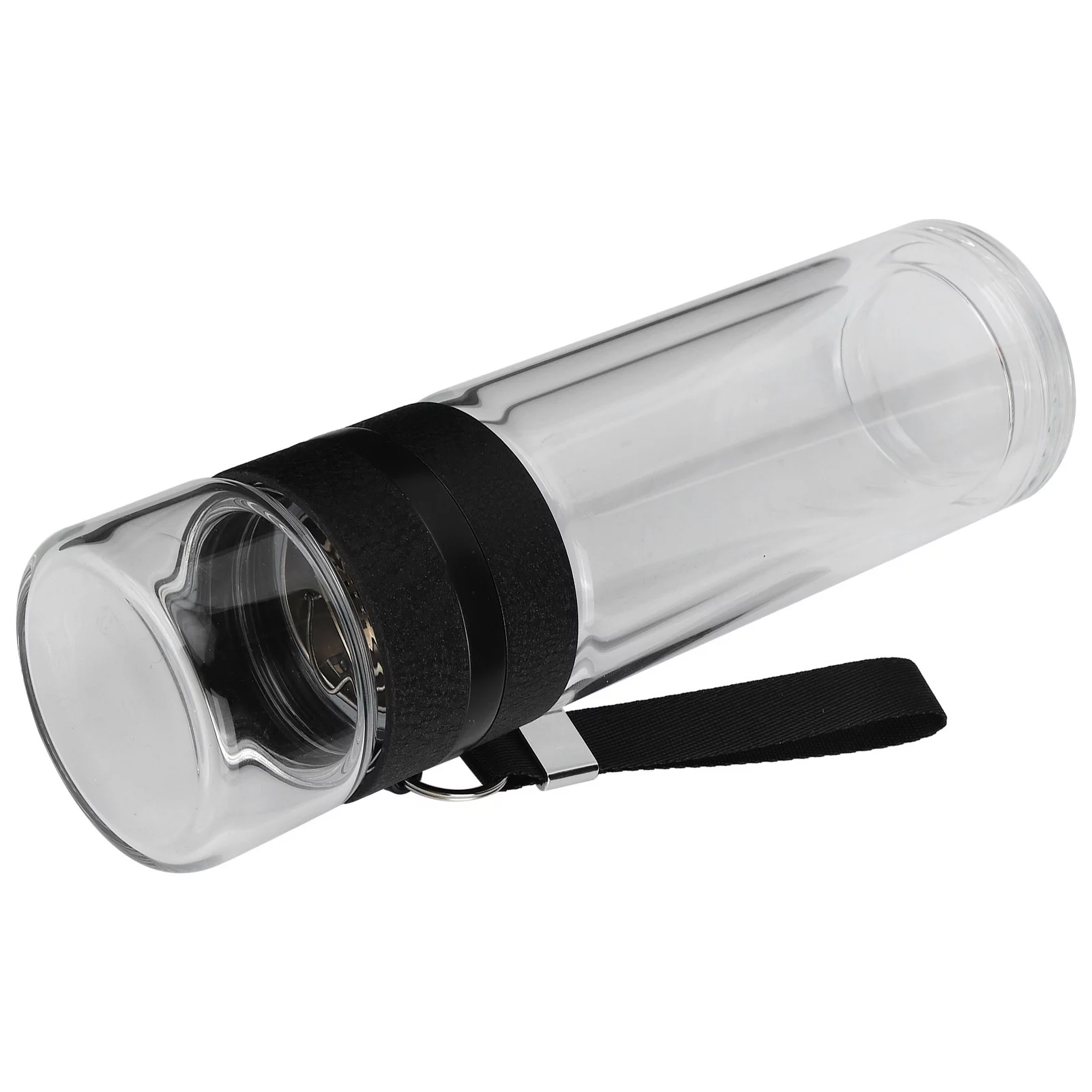 Glass Bottle Pratical Double Wall Bottle Double Layer Water Bottle Clear Tea Separation Bottle