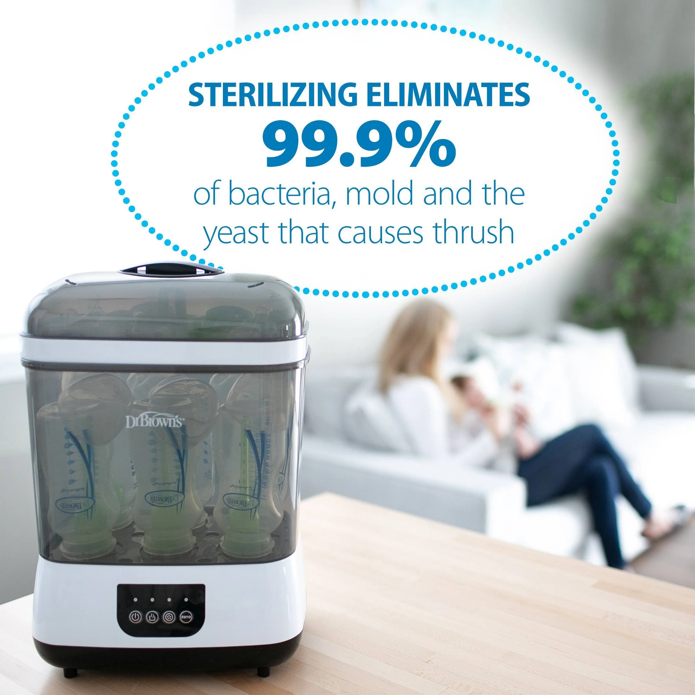 Bottle and Pacifier Sterilizer and Dryer - Gray