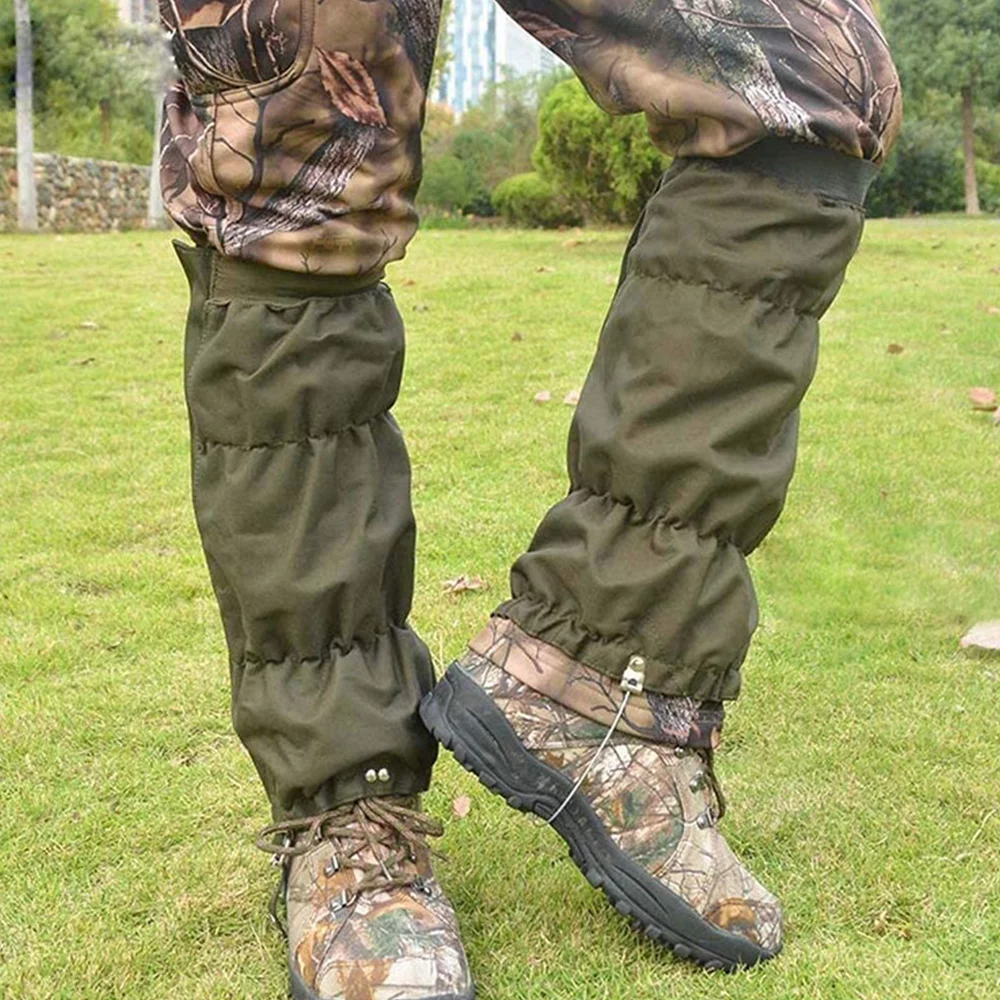 Aibecy Waterproof Hiking Leg Gaiters Outdoor Leg Protection Snow Boot Gaiters for Camping Climbing