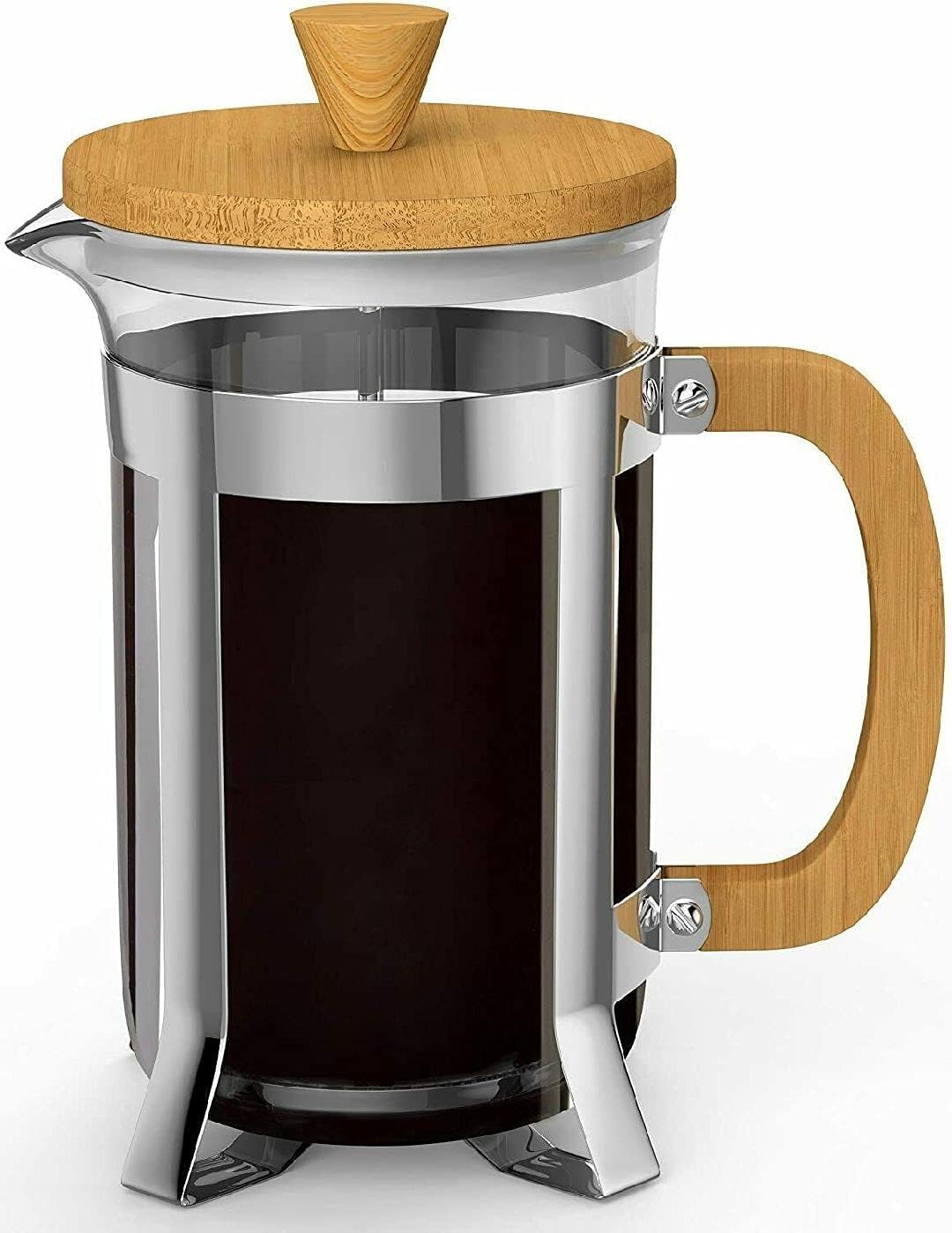 French Press 8-Cup Coffee Makers, Heat-Resistant Borosilicate Glass