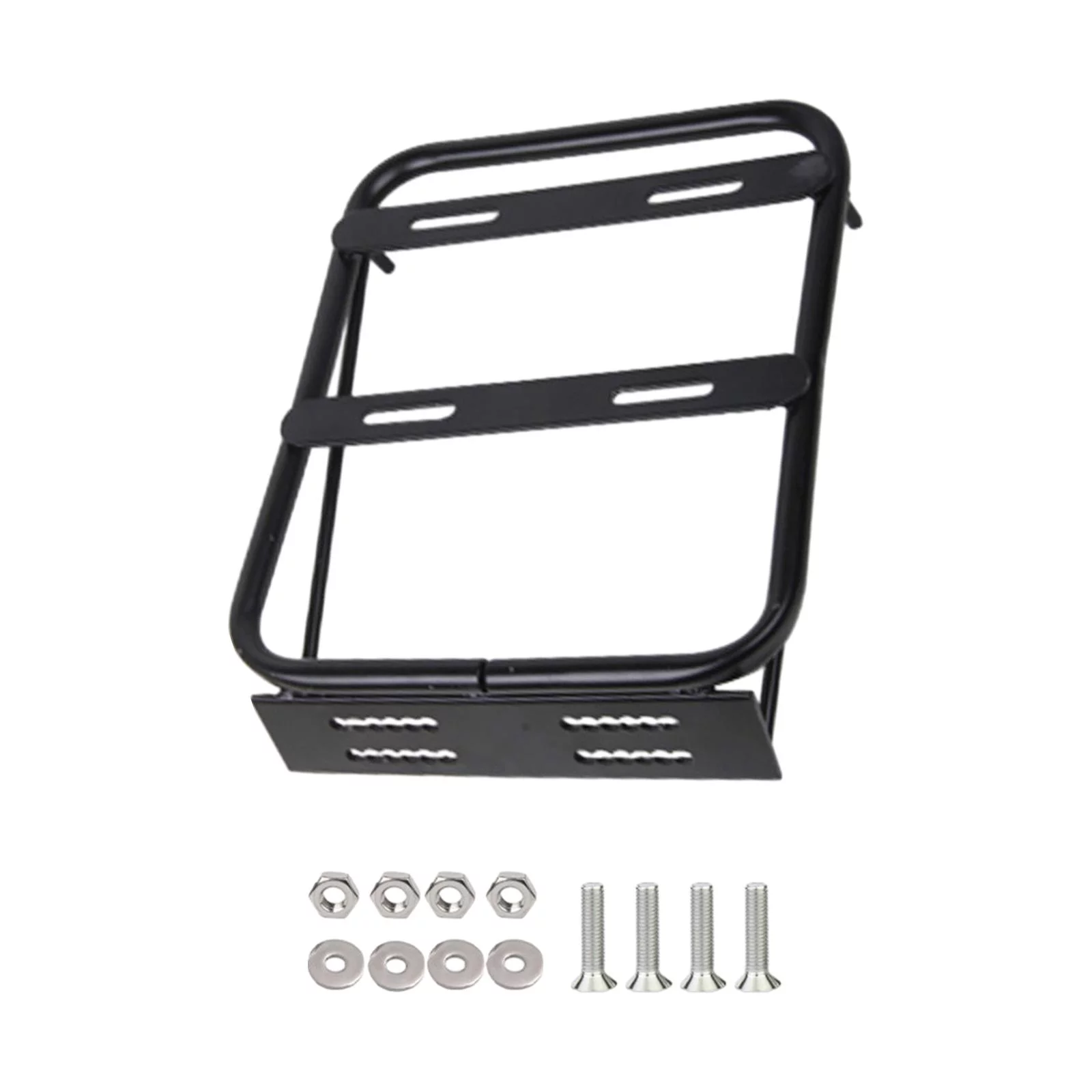 Motorcycle Rear Luggage Rack Extension Stand with Screw Easy to Install Universal Replacement Durable Shelf Basket Rack
