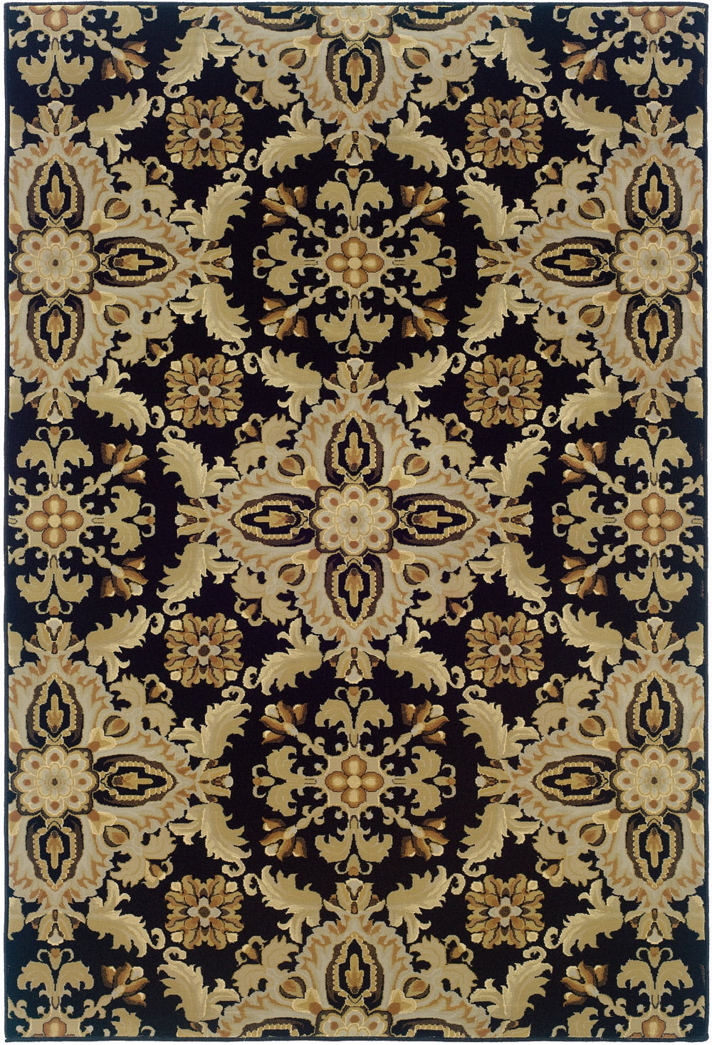 Sphinx Ariana Area Rug 2313B Casual Black Patterned Geometric 5' 3