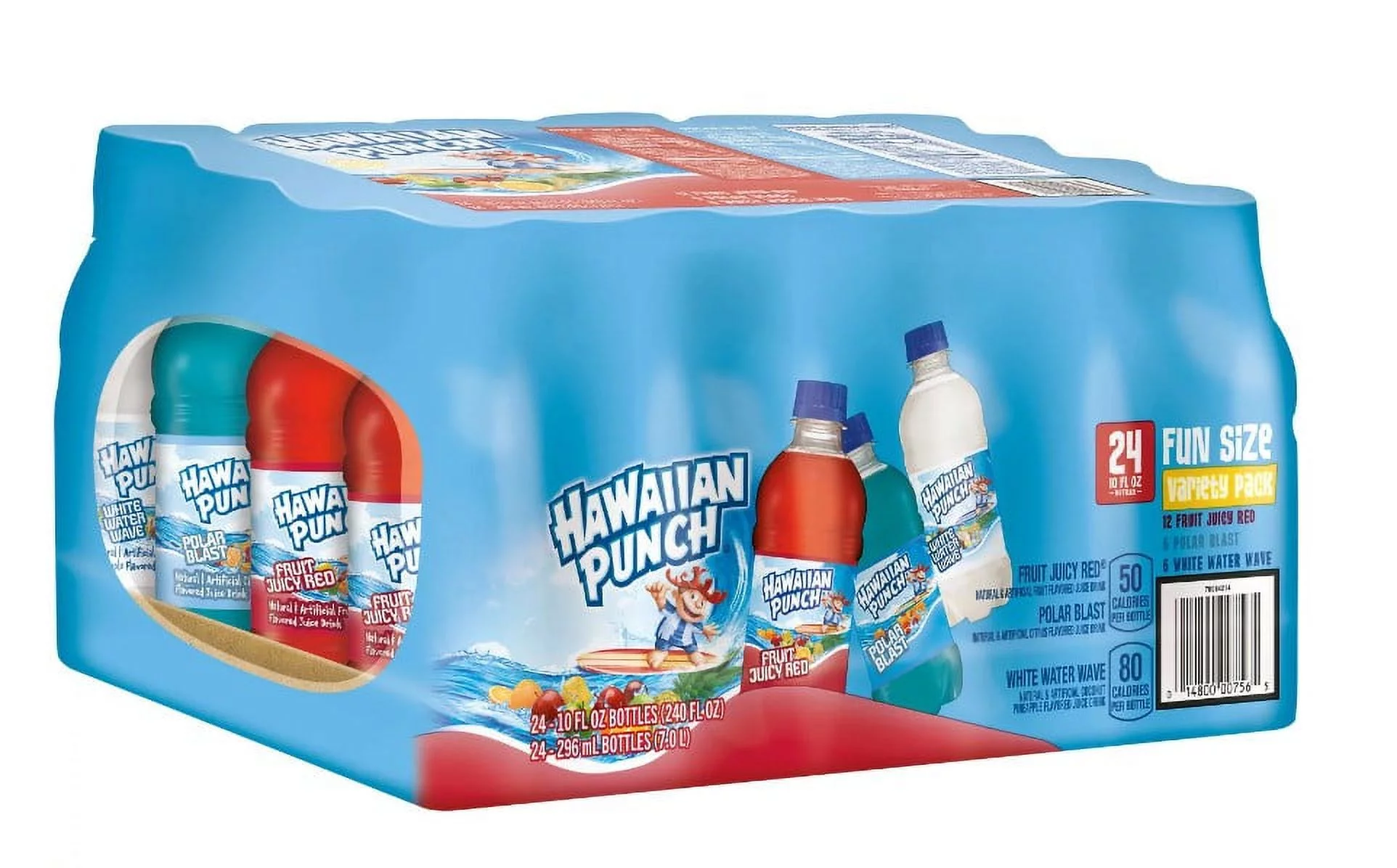 HAWAIIAN PUNCH RED WHITE COOL 10OZ/24PK