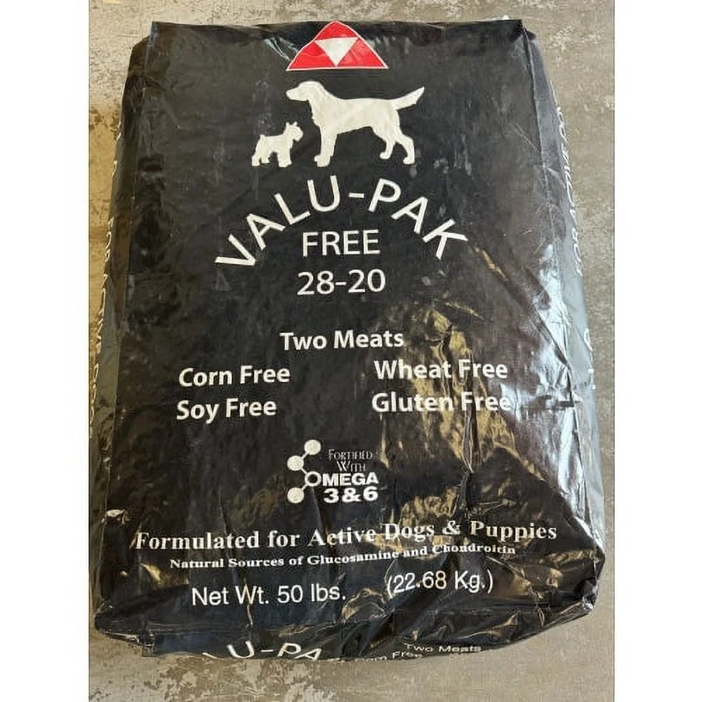 Valu-Pak Free 28-20 Dry Dog Food 50 lbs.