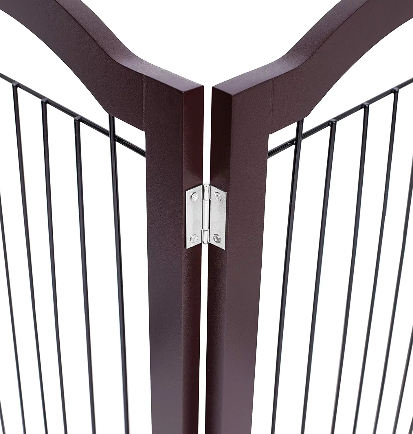 Internet's Best Wire Dog Gate with Arched Top - 4 Panel - 30