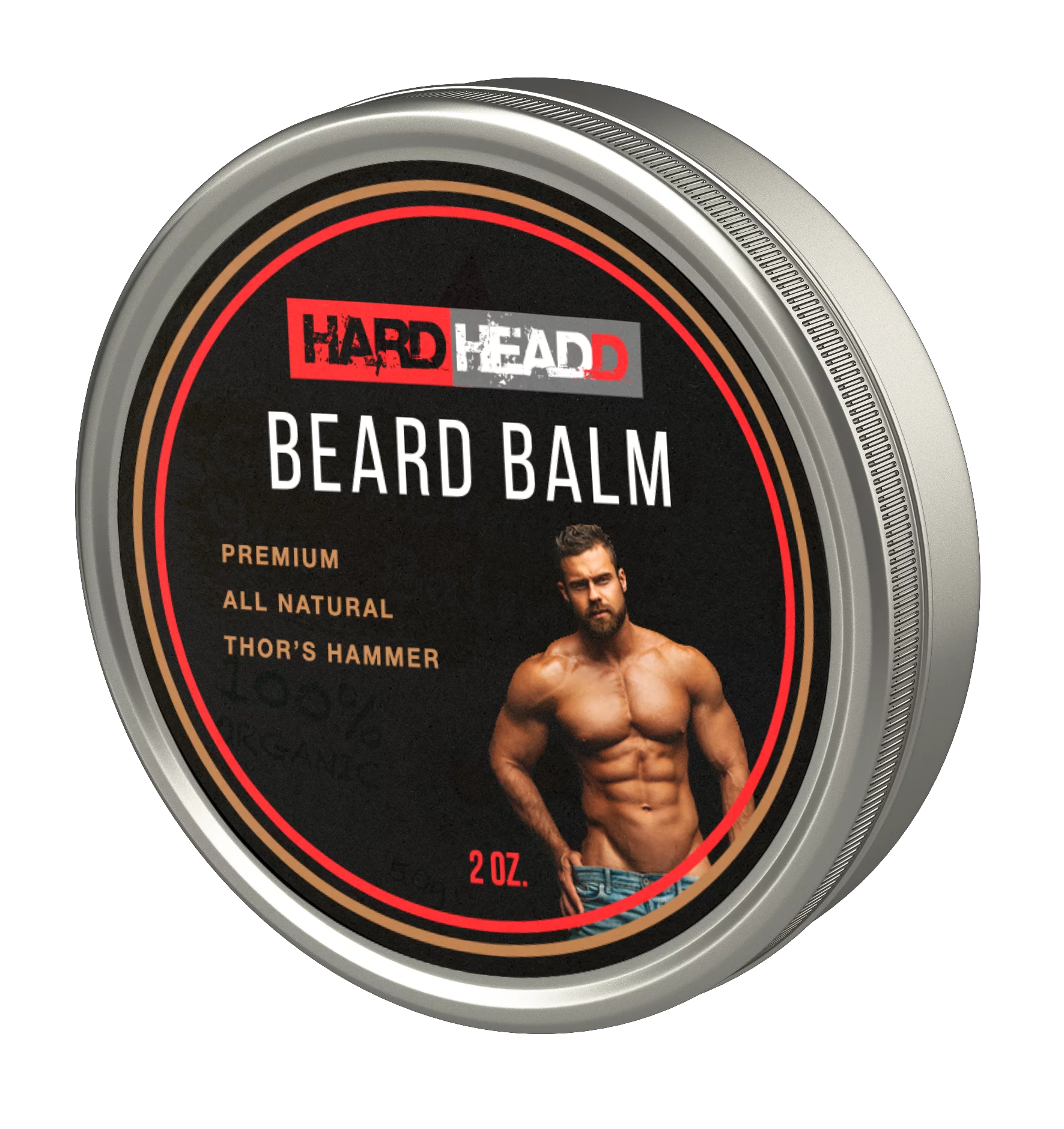 HARD HEADD Beard Oil Set - Includes Beard Oil - Beard Balm - Comb - Brush - Scissors - Carry Bag