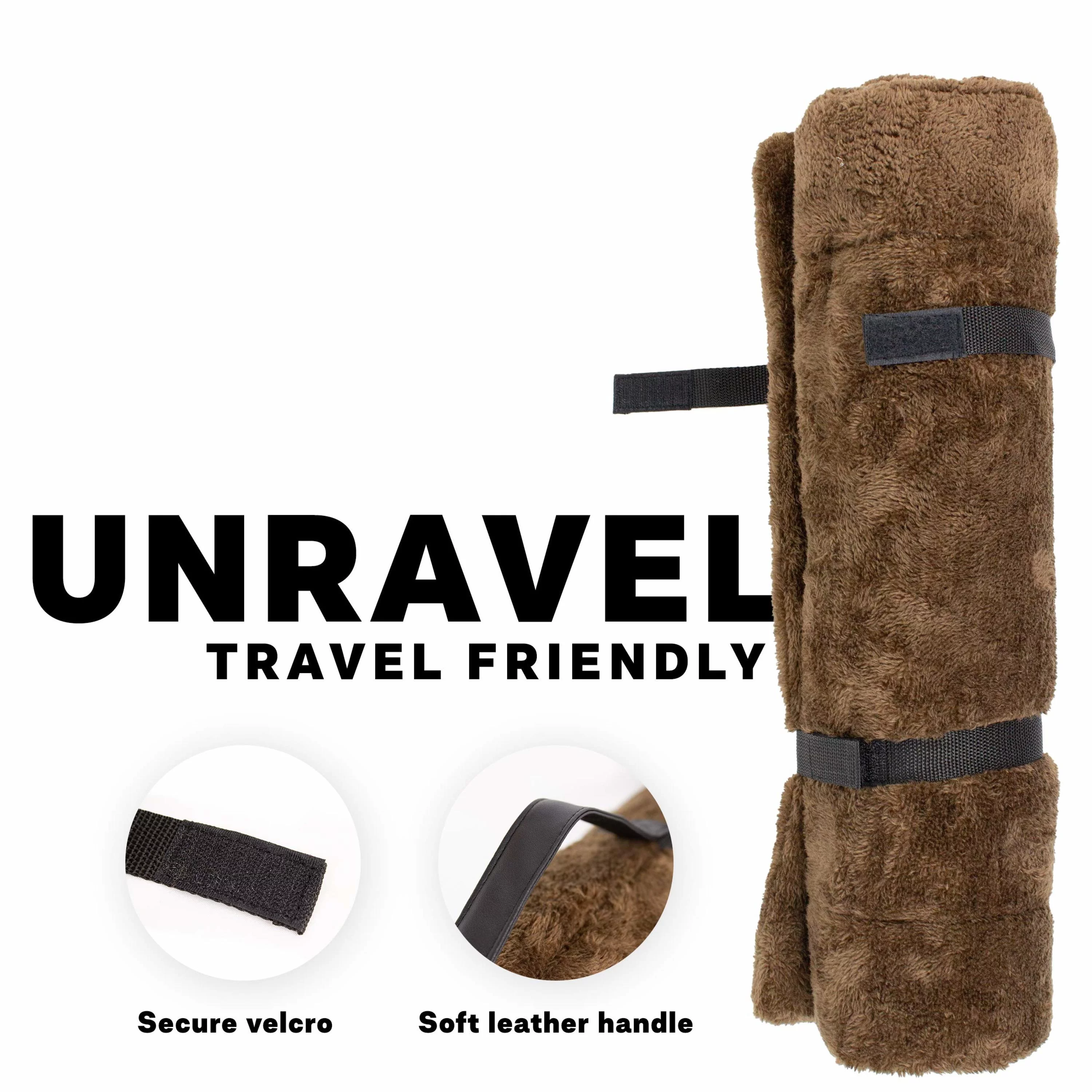 Downtown Pet Supply Self Heated Cat Bed and Dog Crate Mat, Brown, S