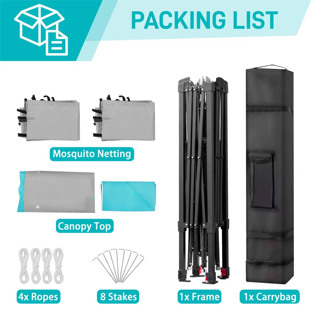 10 Ft. W x 10 Ft. D Metal Patio Gazebo Tent With Carry Bag