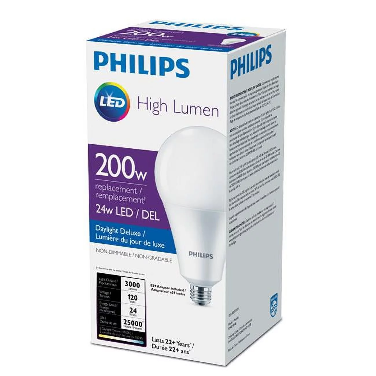 Philips A35 E26 (Medium) LED Bulb Daylight 200 Watt Equivalence 1 pk