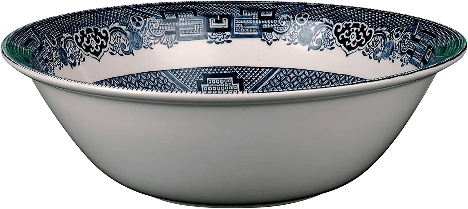 Johnson Brothers Willow Blue 20 Piece Dinnerware Set, Stoneware, Blue