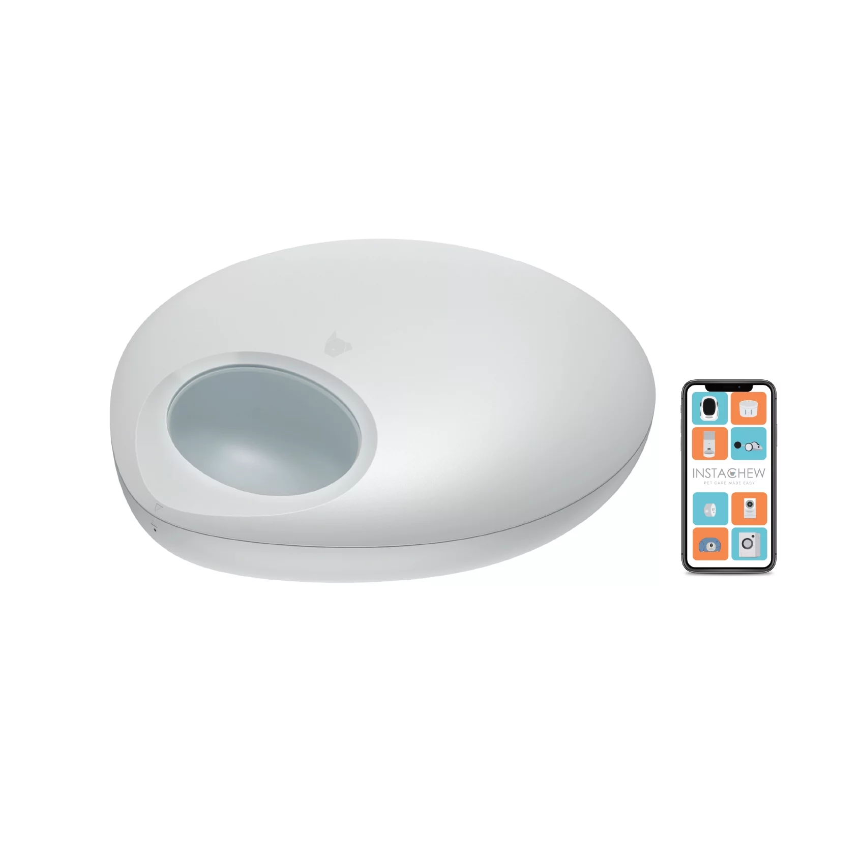 Instachew Purechew Mix 5-Meal Automatic Pet Feeder, Dry & Wet Food Automatic Cat Feeder