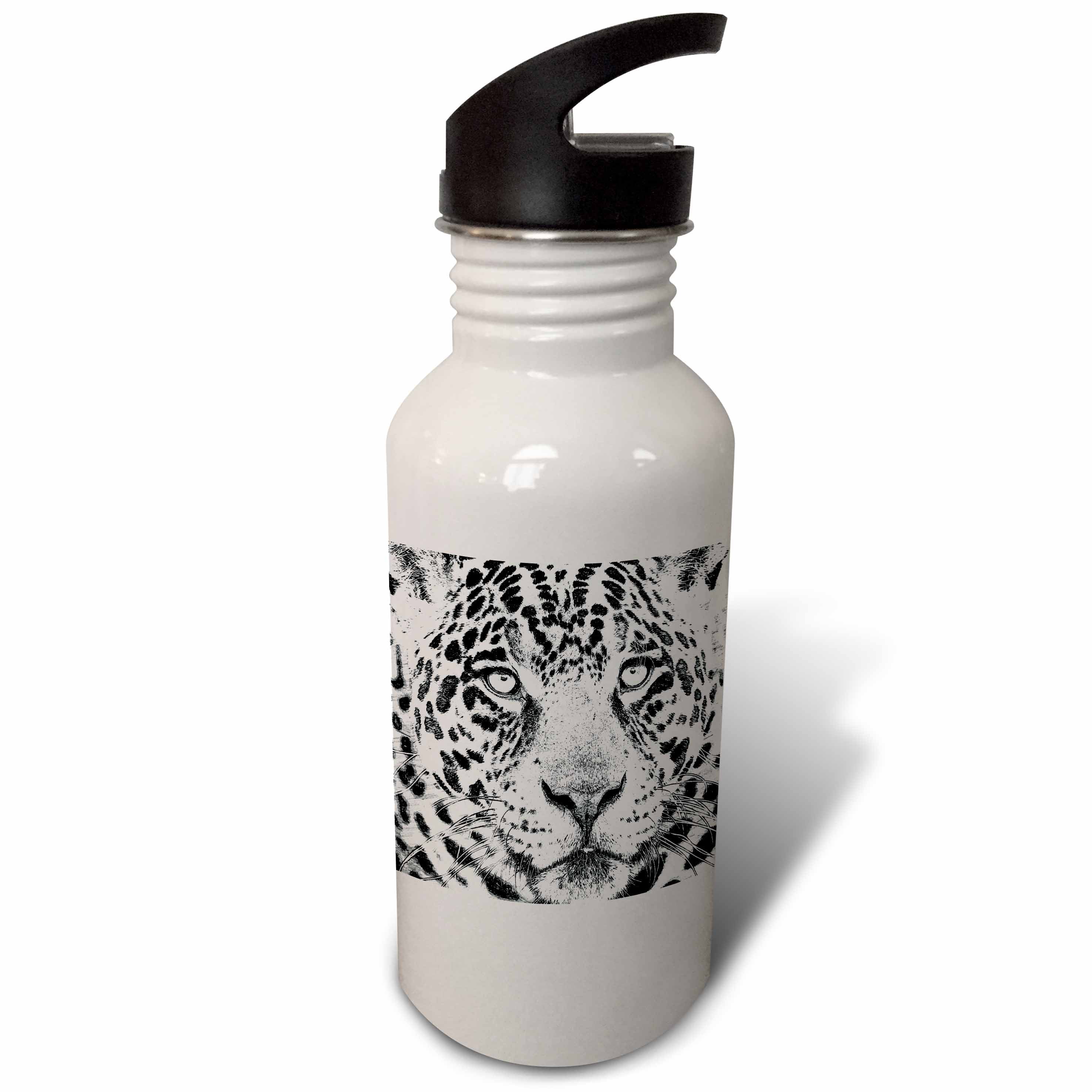 Leopard digital art pencils 21 oz Sports Water Bottle wb-201571-1