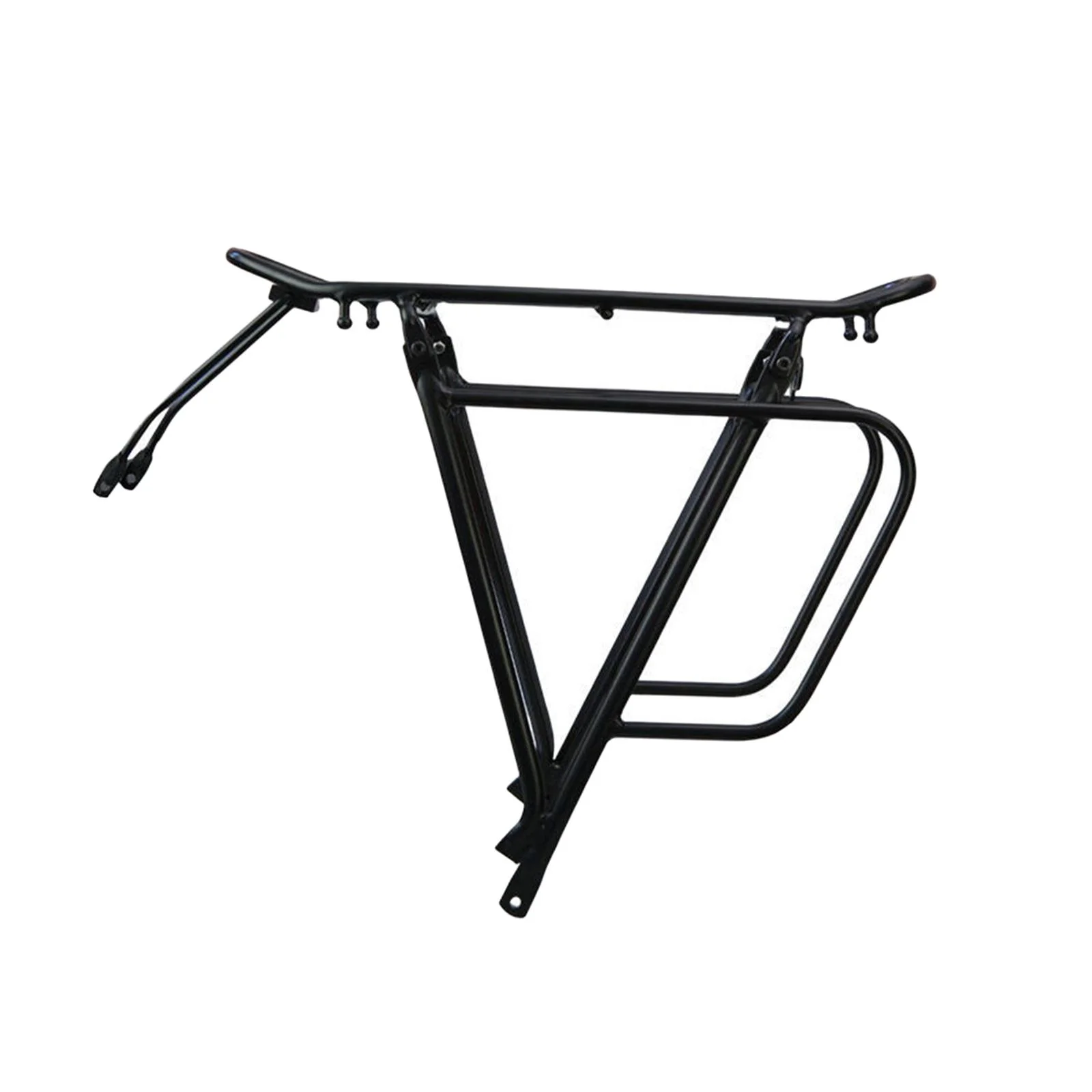 harayaa Carrier Rack Biking Replacement Part Rear Luggage Cargo Rack Black