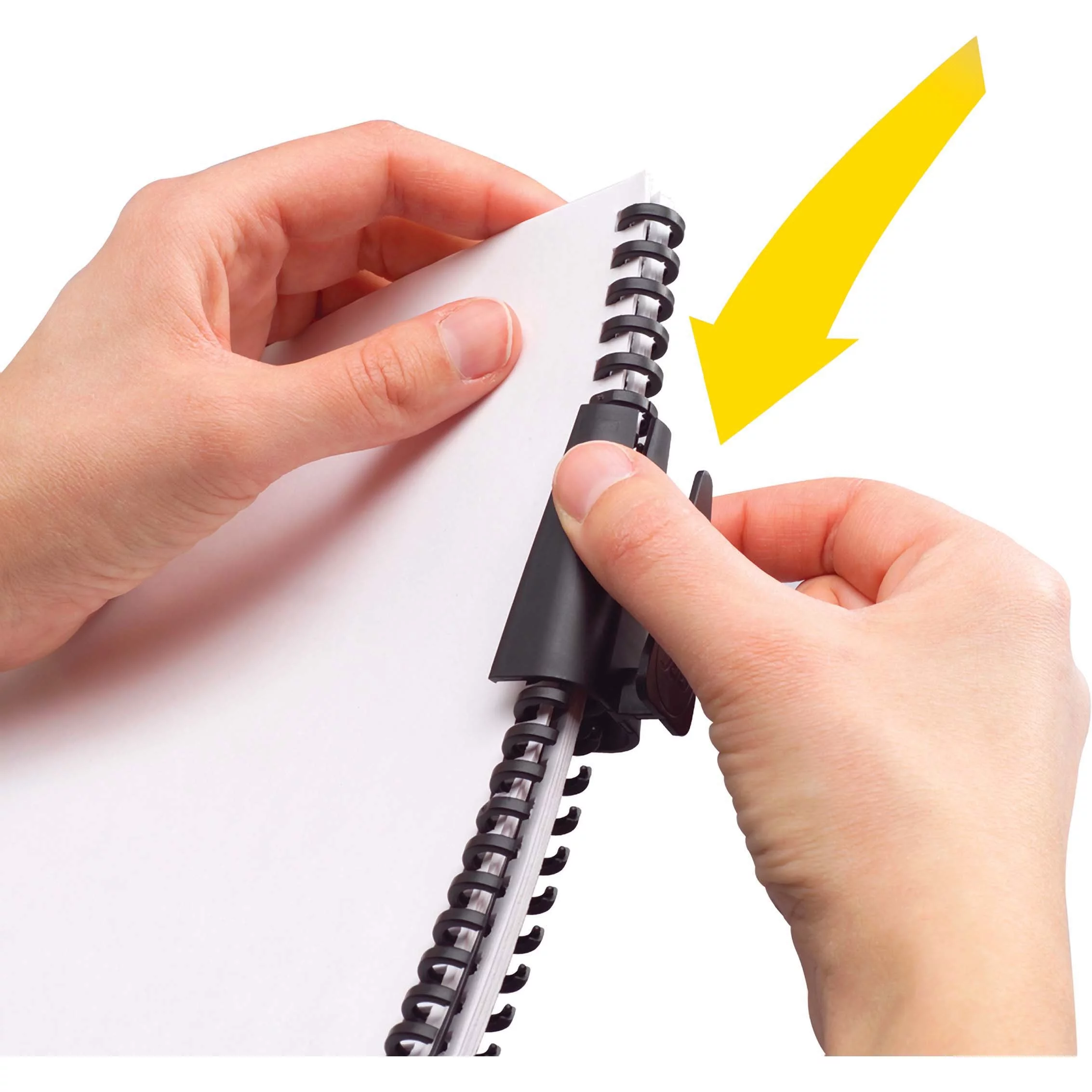 GBC, SWI2515701, ProClick Pronto Spine Cassettes, 100 / Box, Black