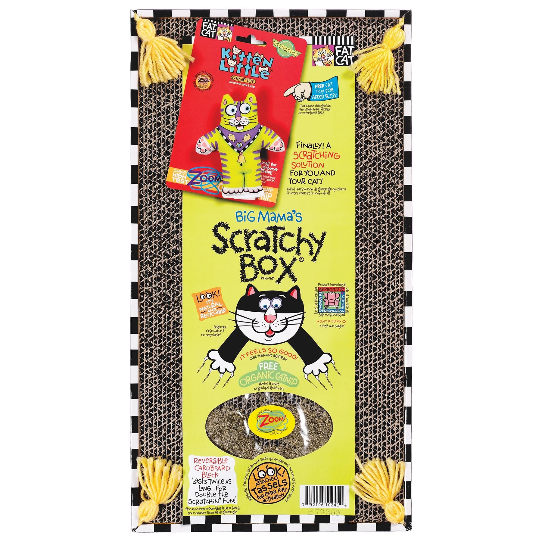 Fat Cat Big Mama'S Scratchy Box, Double Wide
