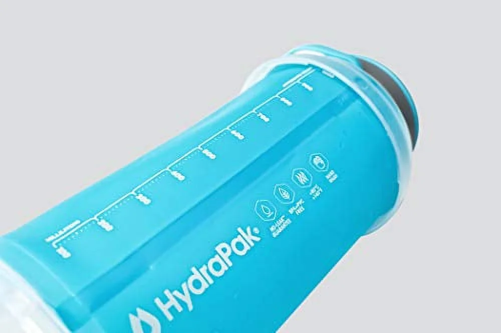 HydraPak Stash Water Bottle, Malibu Blue, 750ml,