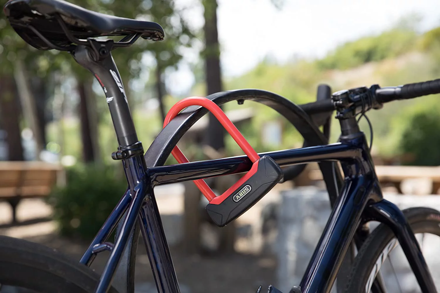 Abus Granit Plus 640 U-Lock 12mm x 83mm x 150mm (12mm x 3.3'' x 5.9''), Red