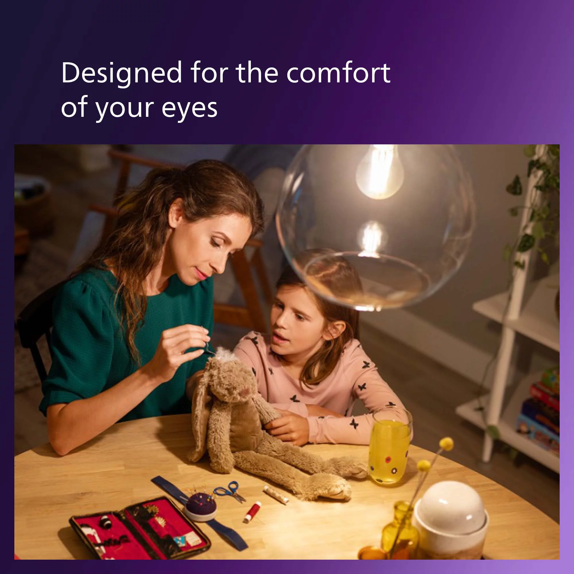 Philips Ultra Definition LED 100-Watt A21 Light Bulb, Frosted Daylight, Dimmable, E26 Medium Base (2-Pack)