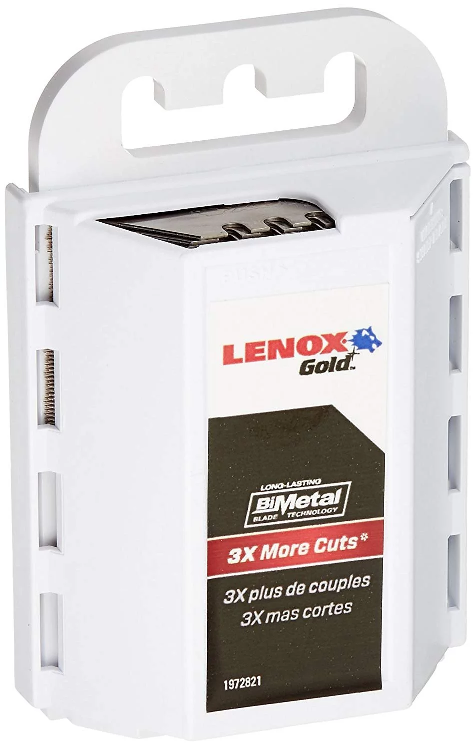 LENOX Gold Utility Knife Blades, 50 Pack, 20351GOLD50D