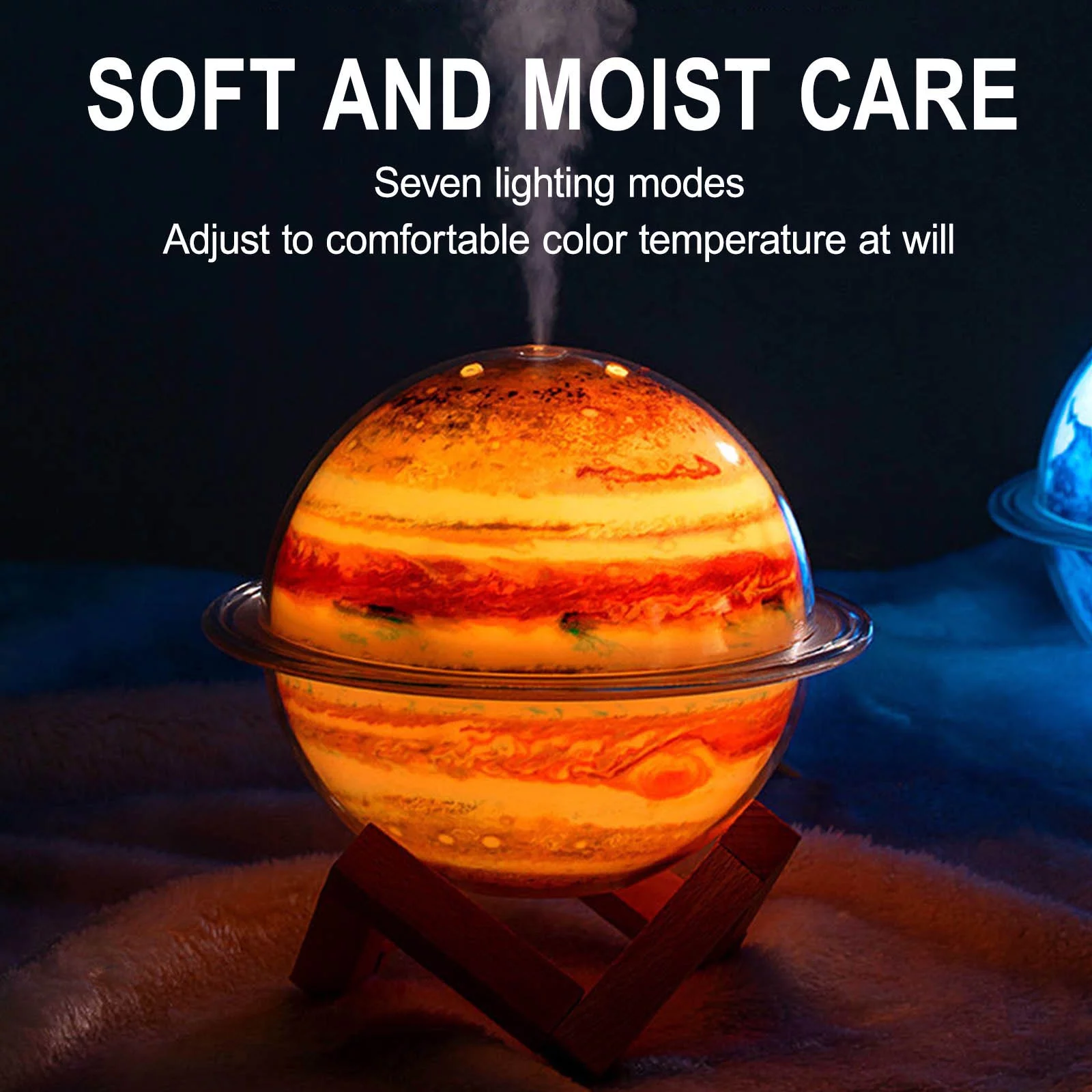 Hesxuno Innovative USB Humidifier Maker With Colorful Night Light Room Mini Aroma Diffuser Humidifier