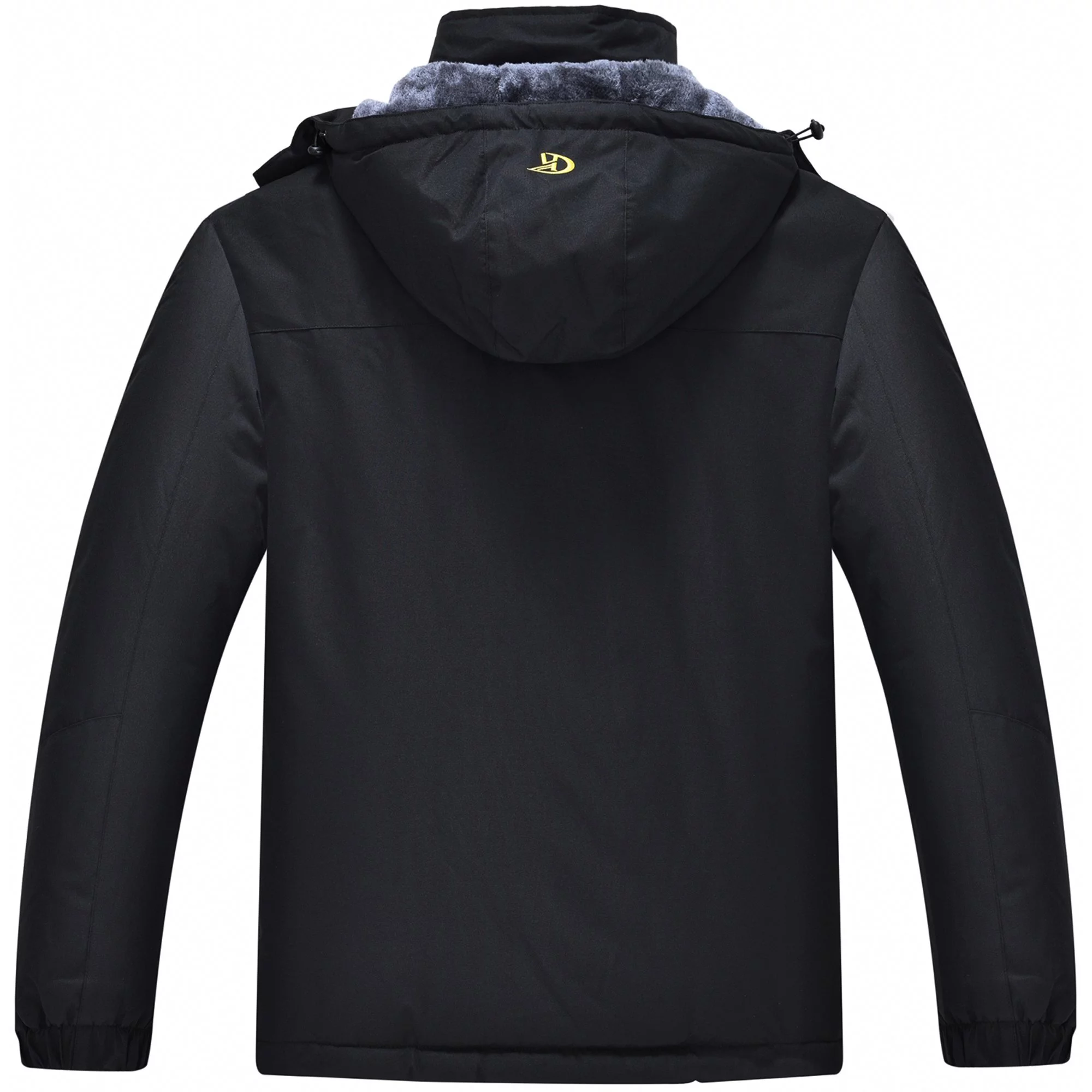 YuKaiChen Mens Waterproof Ski Snowboard Jacket Windproof Winter Mountain Snow Coat Black XL