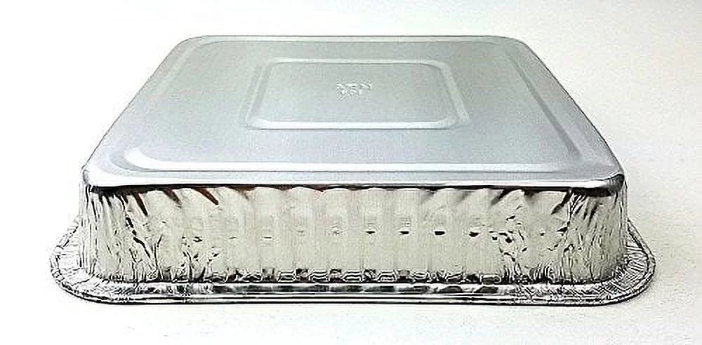 Handi-Foil Square Aluminum Foil Cake Pan - Disposable Baking Tin REF# 308 (200)