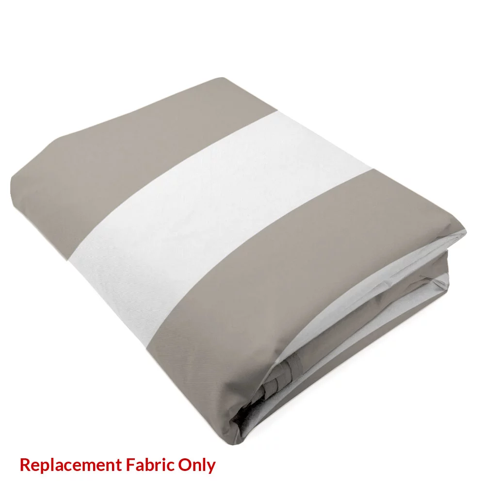 Garden Winds Signature Series 10 x 10 Single Tiered Replacement Gazebo Canopy Top Cover - Standard 350 - Cabana Beige