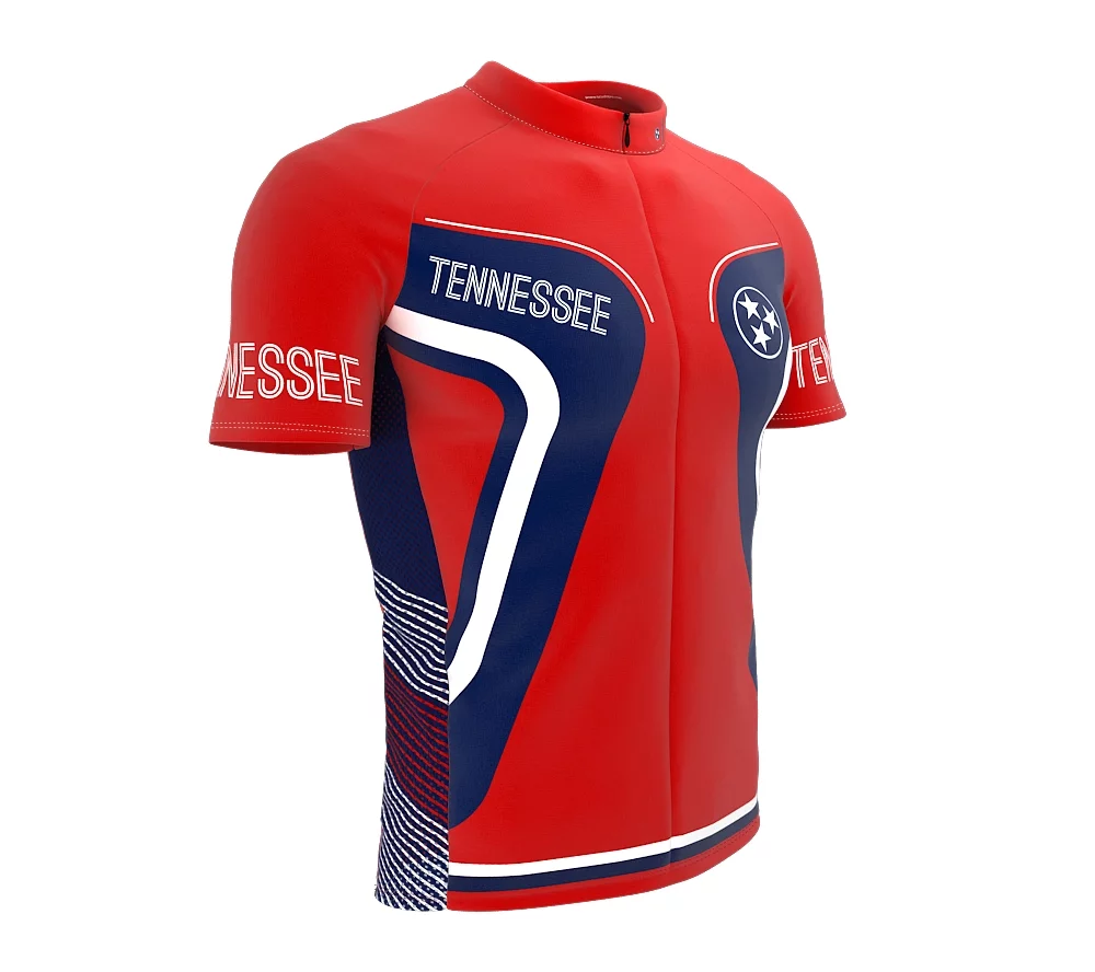 Tennessee Bike Short Sleeve Cycling Jersey for Men - Size XS