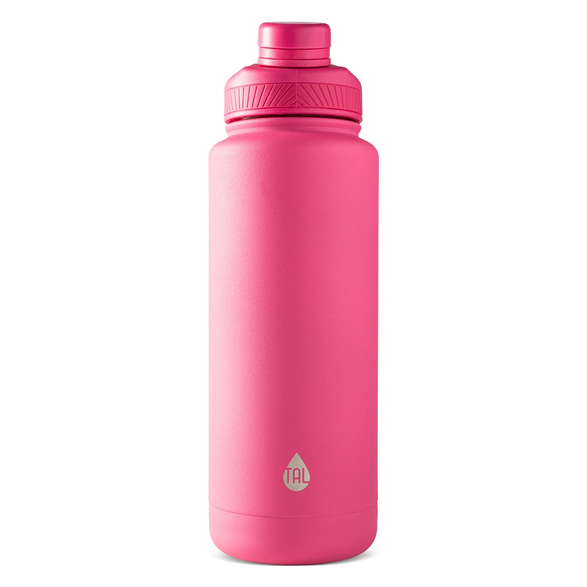 TAL Stainless Steel Ranger Water Bottle 40oz, Bright Pink