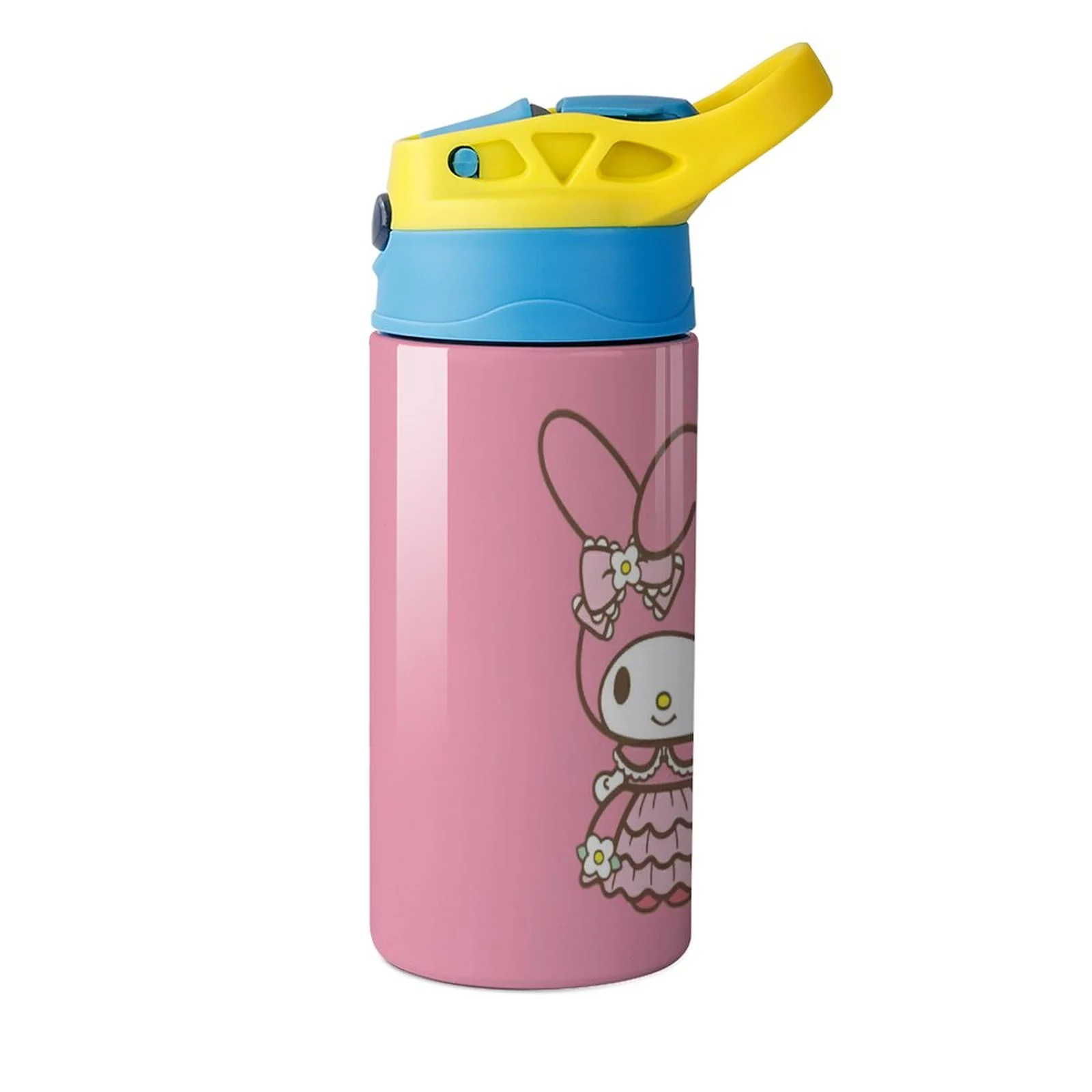 Smile My Melody Children's Water Bottle Vacuum Insulated Stainless Steel Cup With Straw Toddler Thermoses